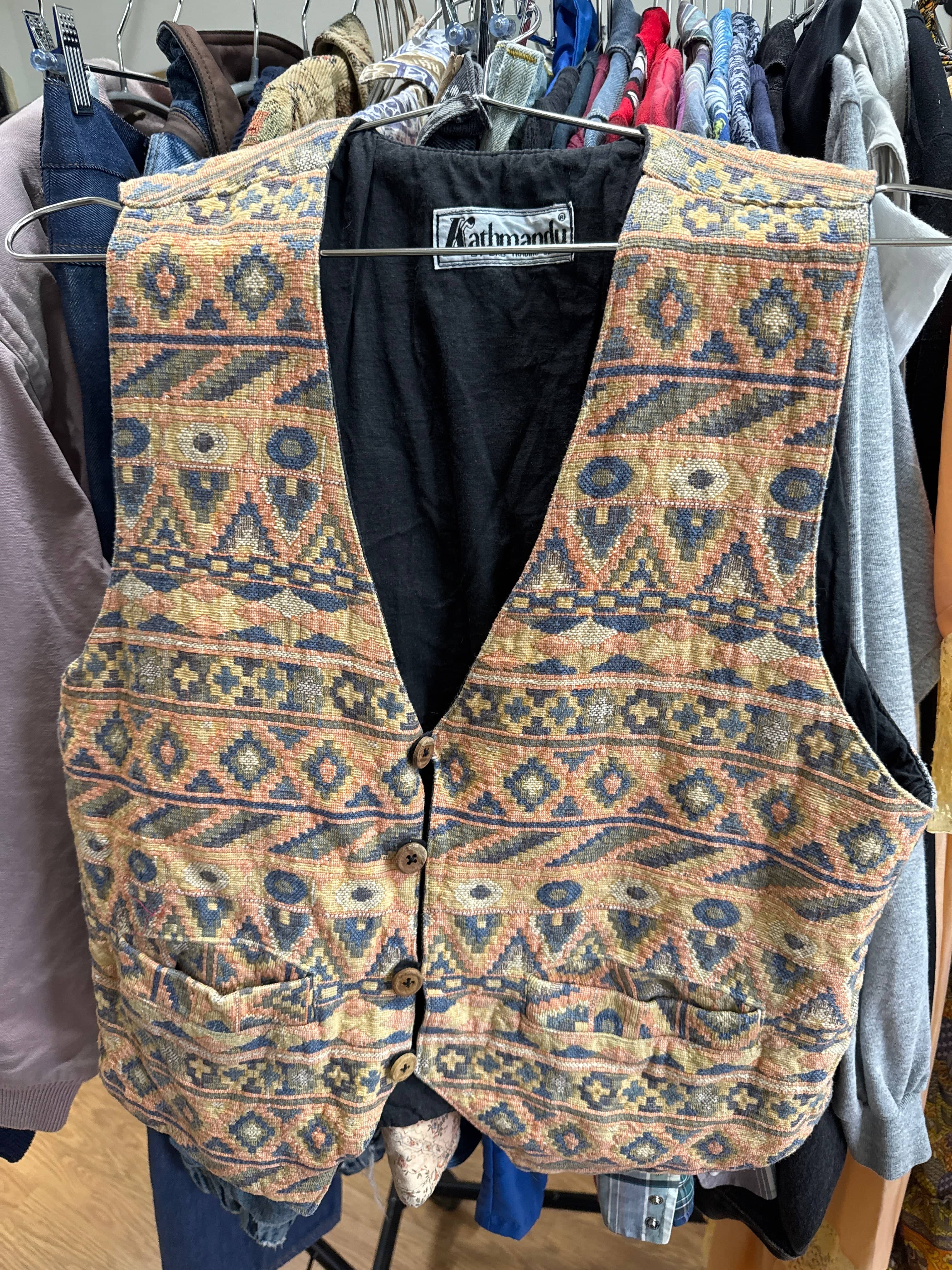 Venus Of The Desert Vtg Kathmandu Southwestern Vest available in Joshua Tree at JT Trading Post