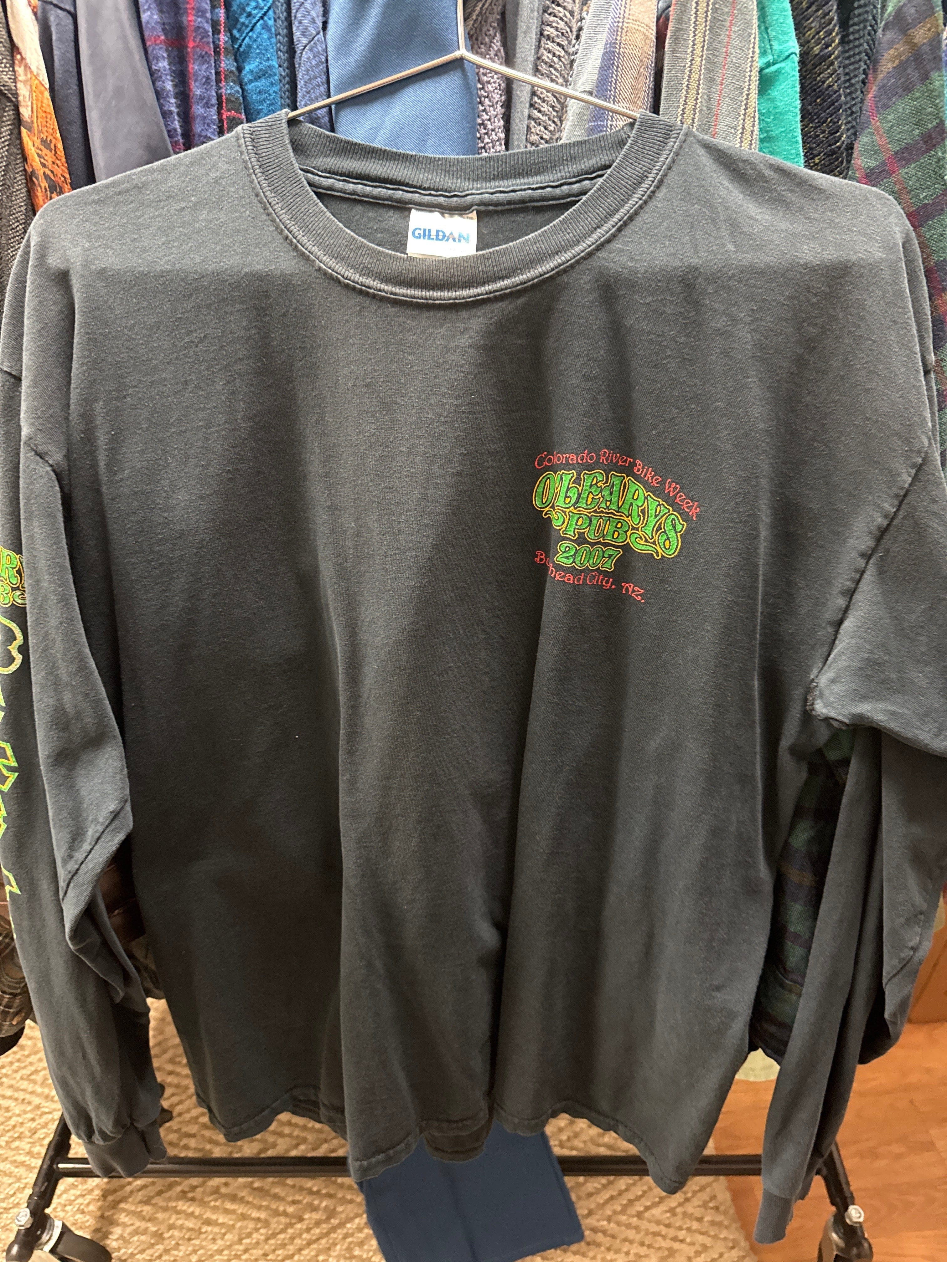 Venus Of The Desert VTG OLearys Blk Moto LS Tee available in Joshua Tree at JT Trading Post