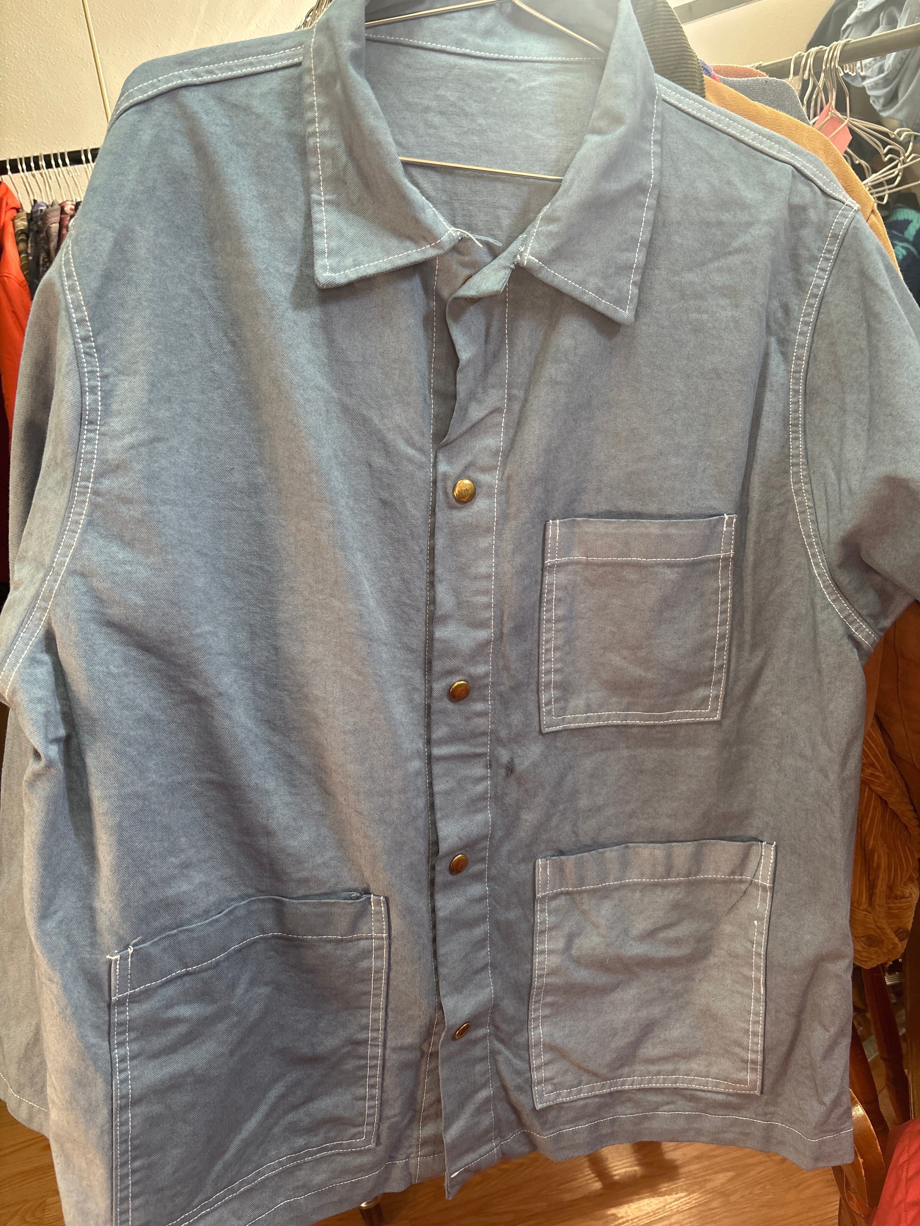 Venus Of The Desert Vtg Overdyed chore coat available in Joshua Tree at JT Trading Post