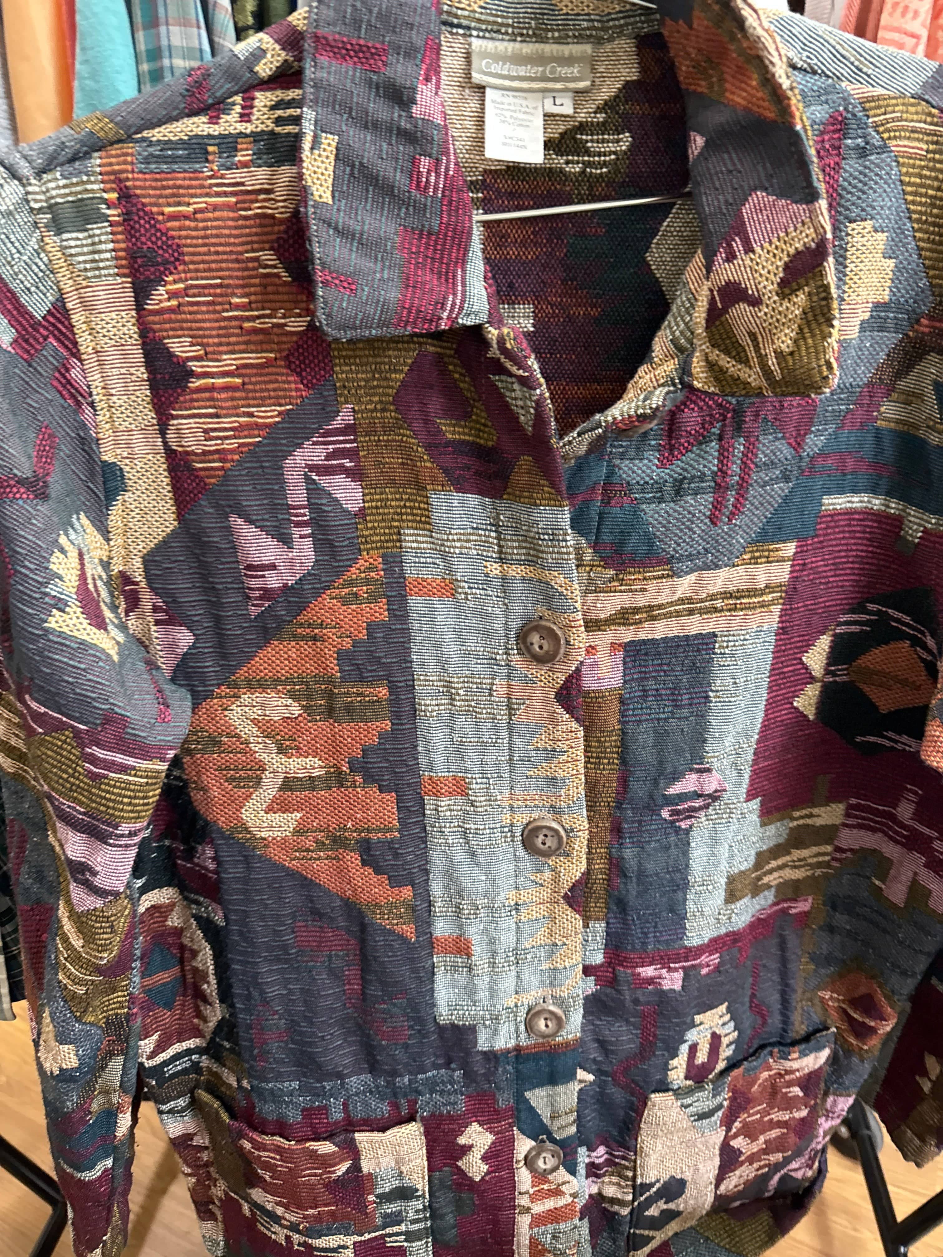 Venus Of The Desert Vtg USA Southwestern Tapestry Coat available in Joshua Tree at JT Trading Post