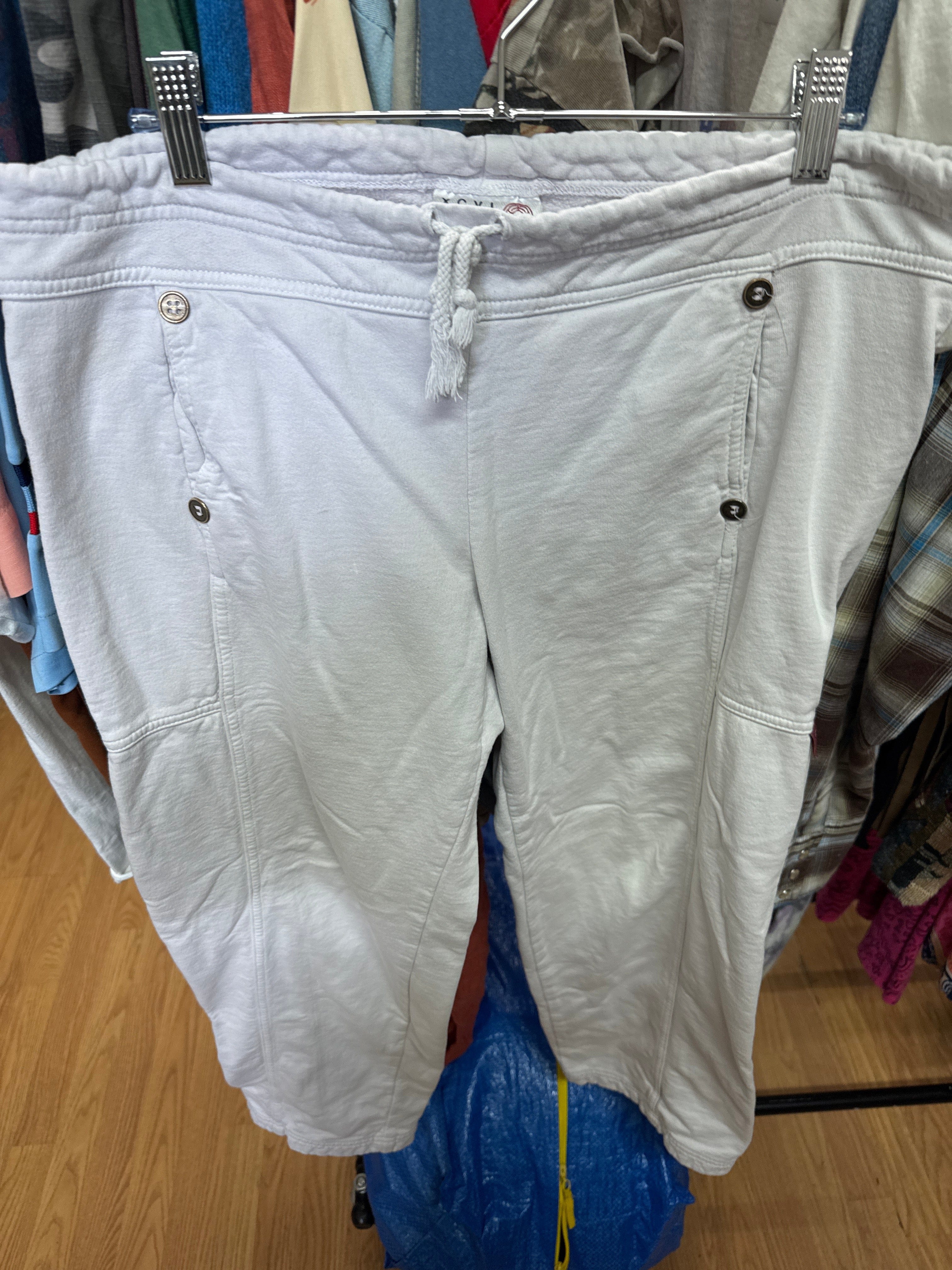 Venus Of The Desert Vtg XCVI White Cotton Lounge Pants available in Joshua Tree at JT Trading Post
