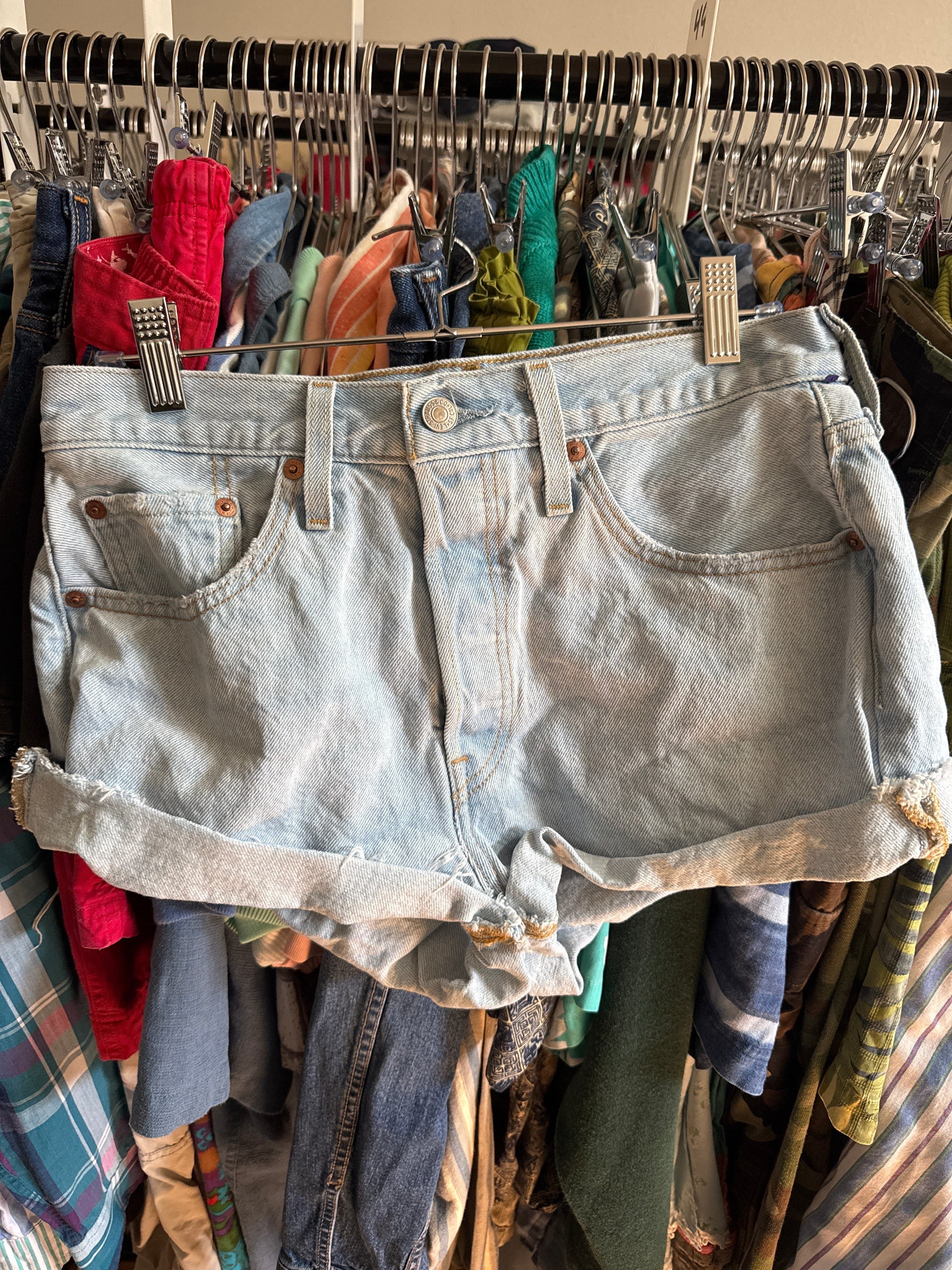 Venus Of The Desert Y2K Levis 501 Denim Shorts W28 available in Joshua Tree at JT Trading Post