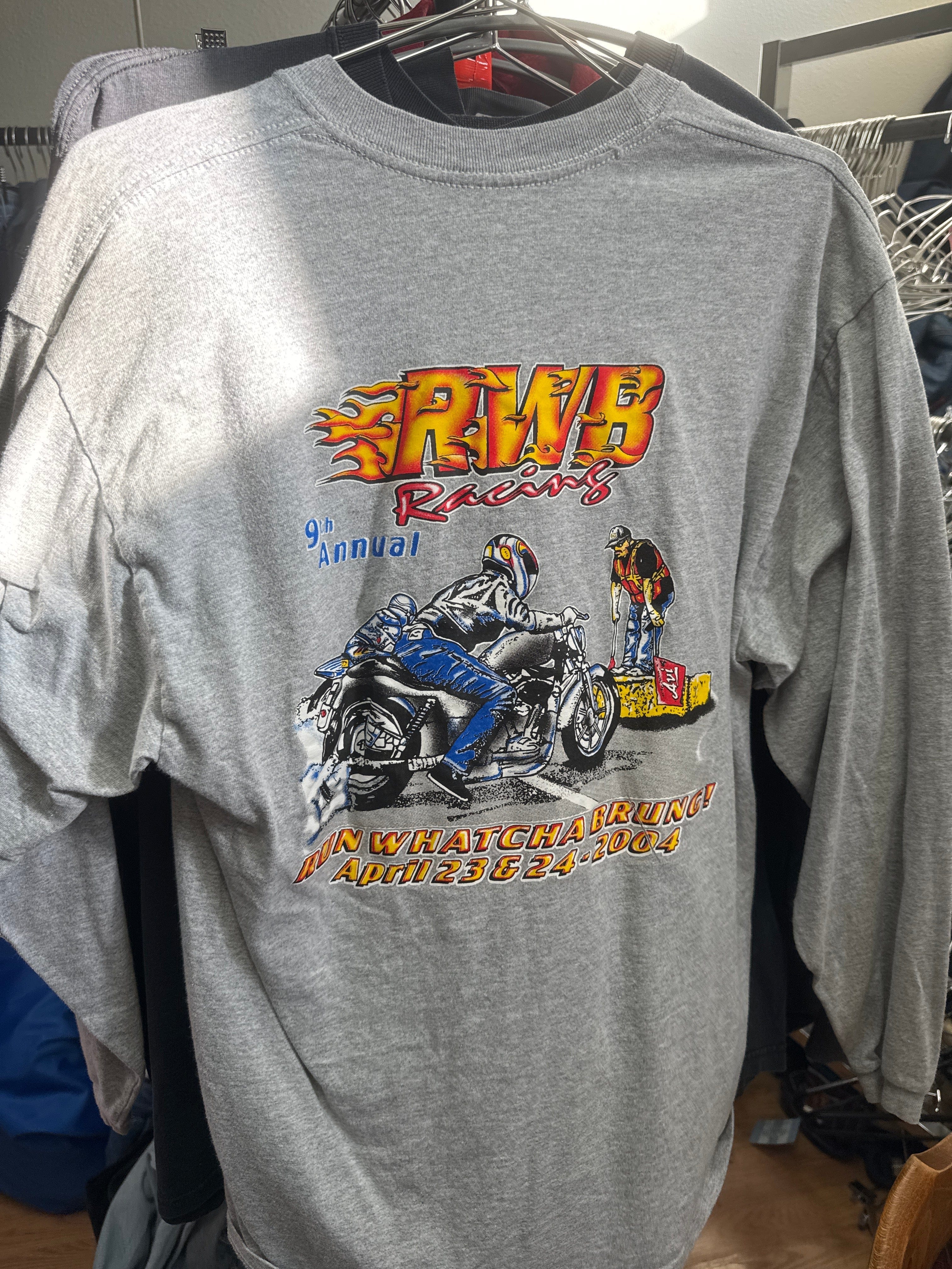 Venus Of The Desert Y2K RWB Motorcycle LS Tee available in Joshua Tree at JT Trading Post