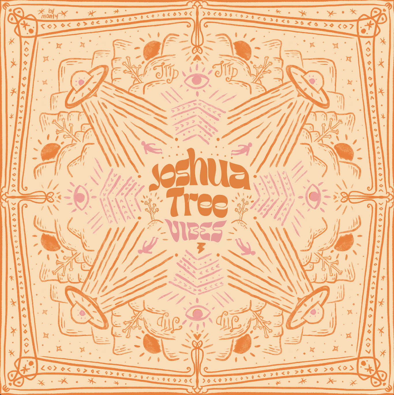 JTTP Originals Joshua Tree Vibes Bandana available in Joshua Tree at JT Trading Post