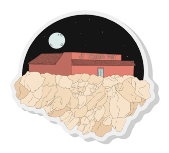 JTTP Originals Trading Post Pin available in Joshua Tree at JT Trading Post