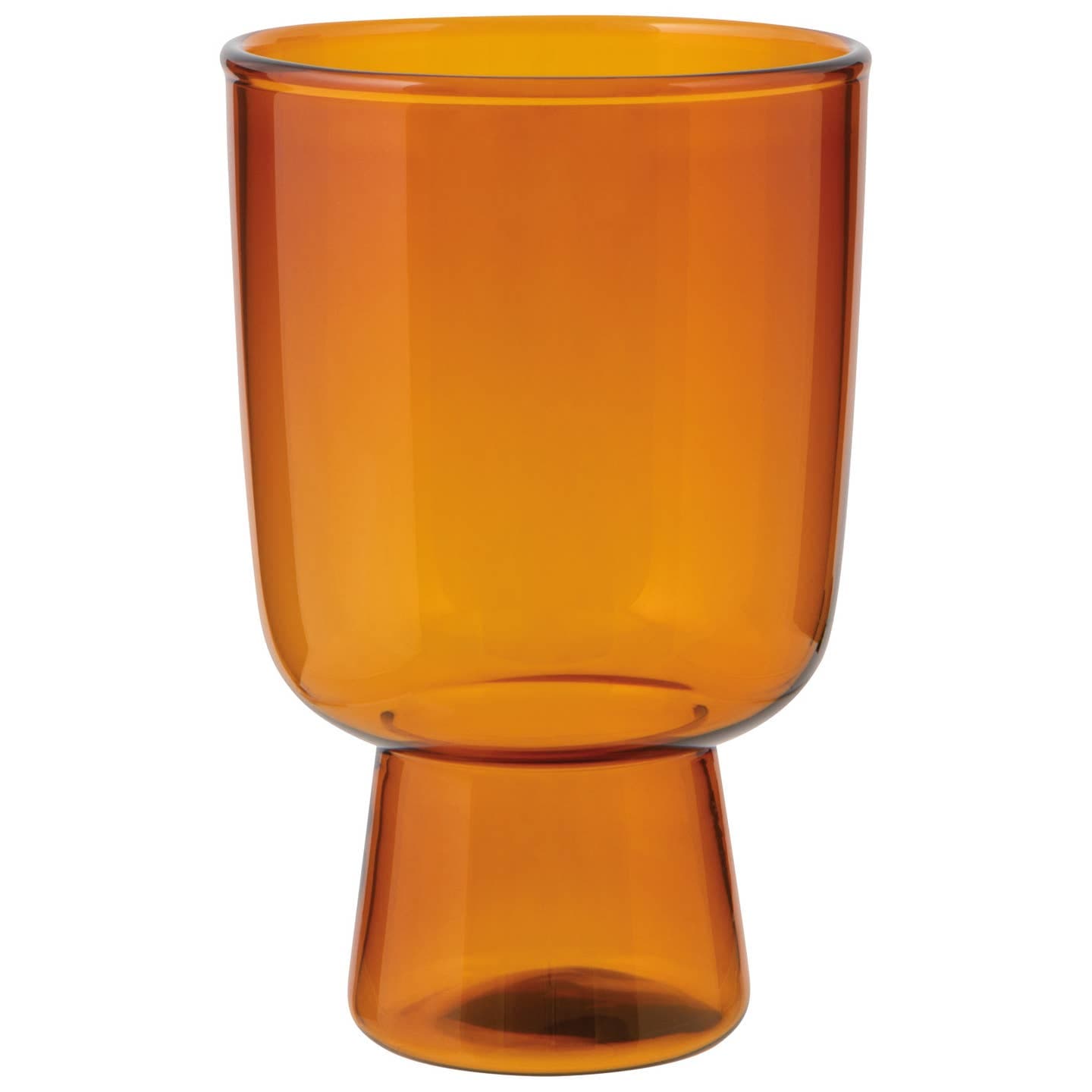 JTTP Products Amber Pedestal Glass available in Joshua Tree at JT Trading Post