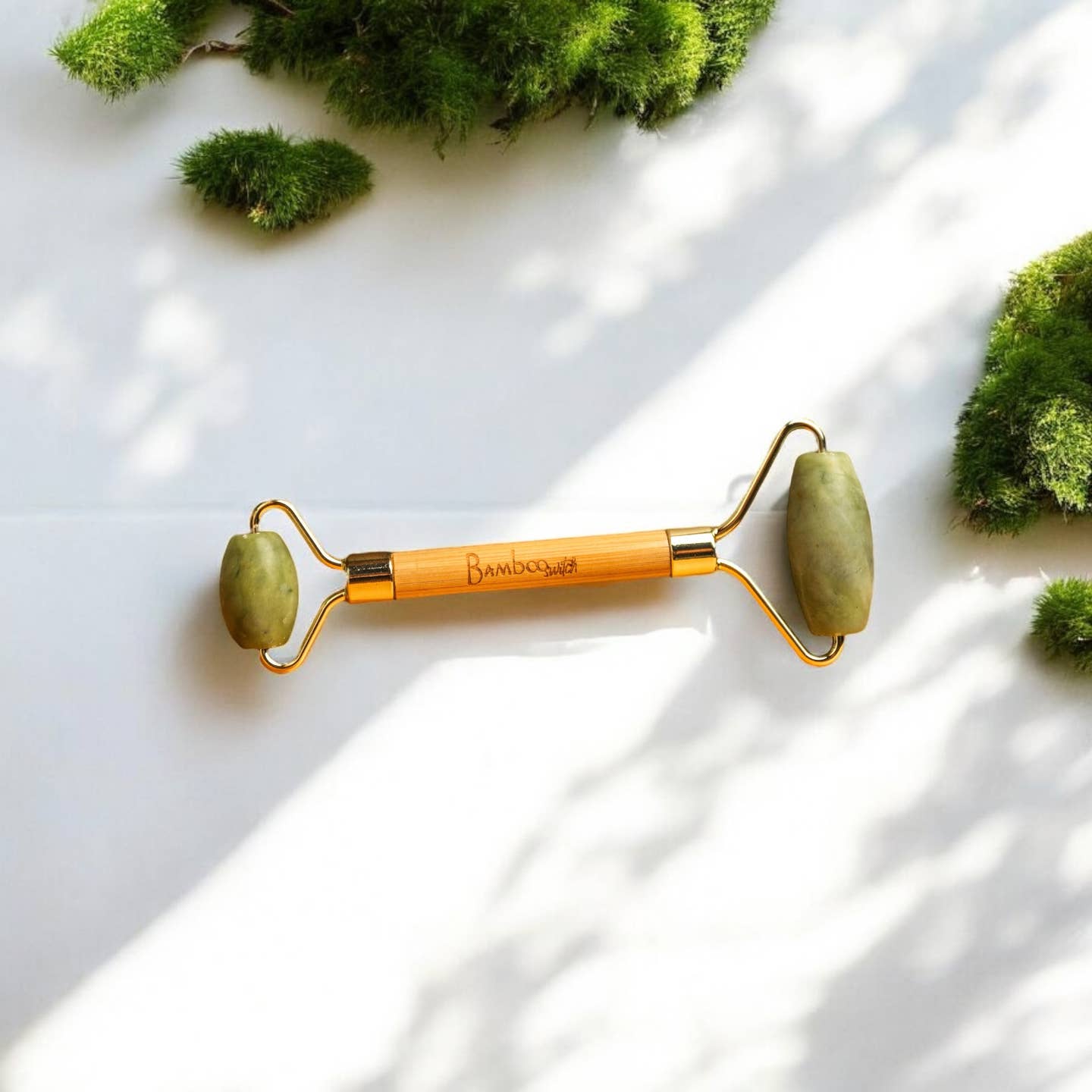 JTTP Products Bamboo Facial Massage Roller - Jade available in Joshua Tree at JT Trading Post