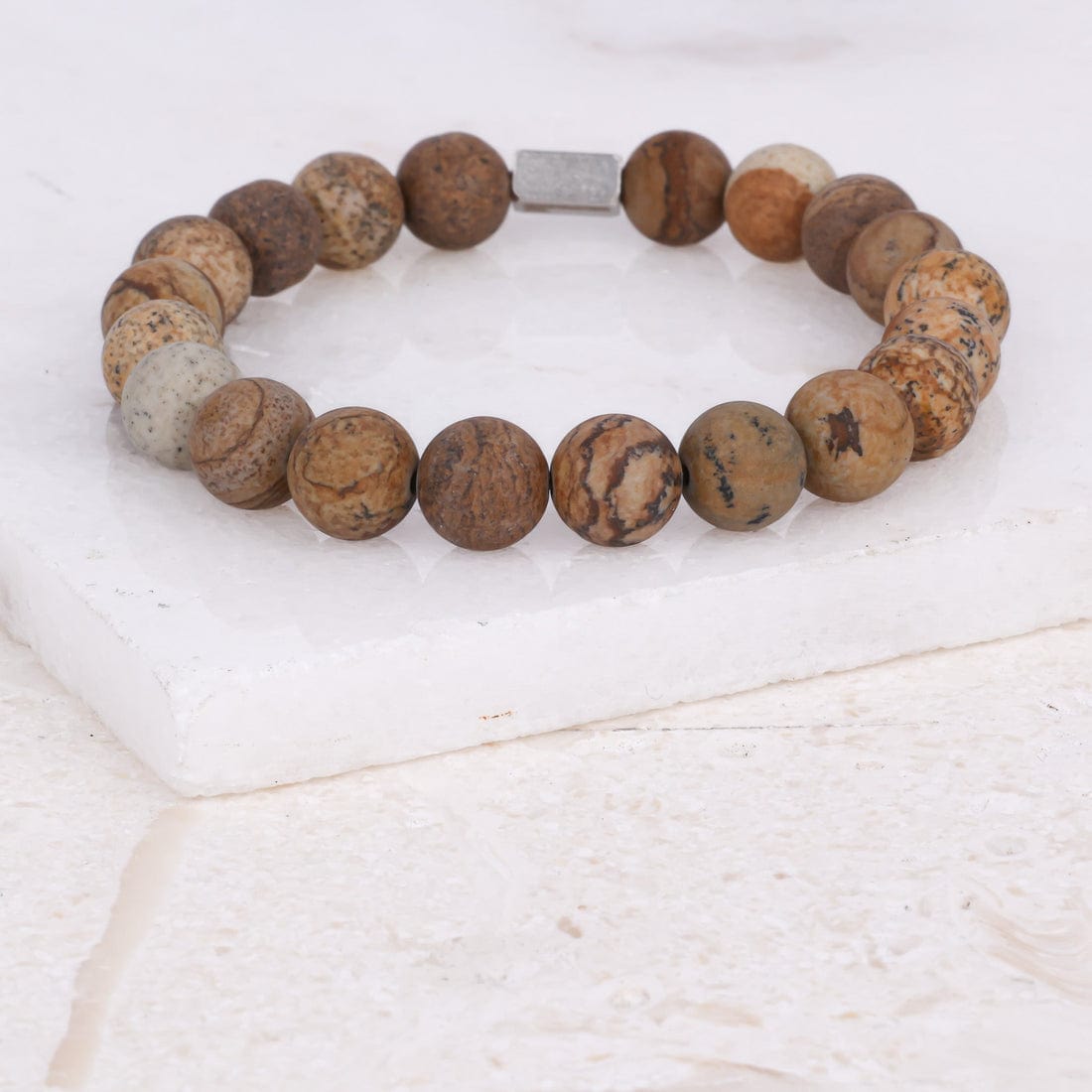 JTTP Products Earth Stone Bracelet: Wooden Jasper available in Joshua Tree at JT Trading Post