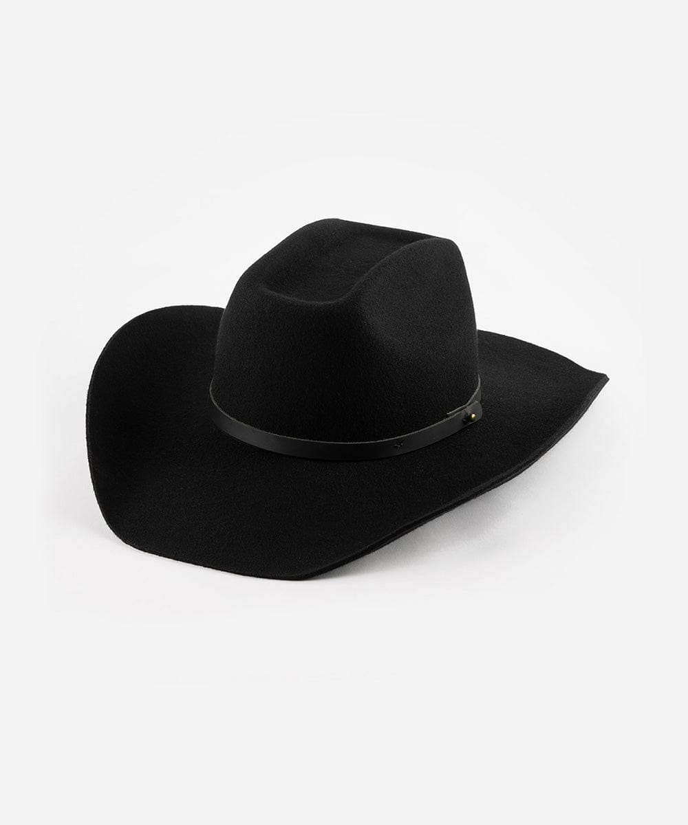 JTTP Products GIGI PIP - Shane Brick Top Western Hat | Black available in Joshua Tree at JT Trading Post