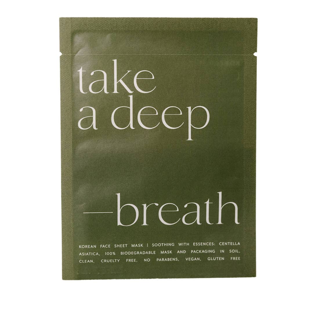JTTP Products Korean Sheet Mask - Take A Deep Breath available in Joshua Tree at JT Trading Post