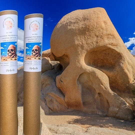 Pretty Palette Party Paint Kit - Skull Rock available in Joshua Tree at JT Trading Post