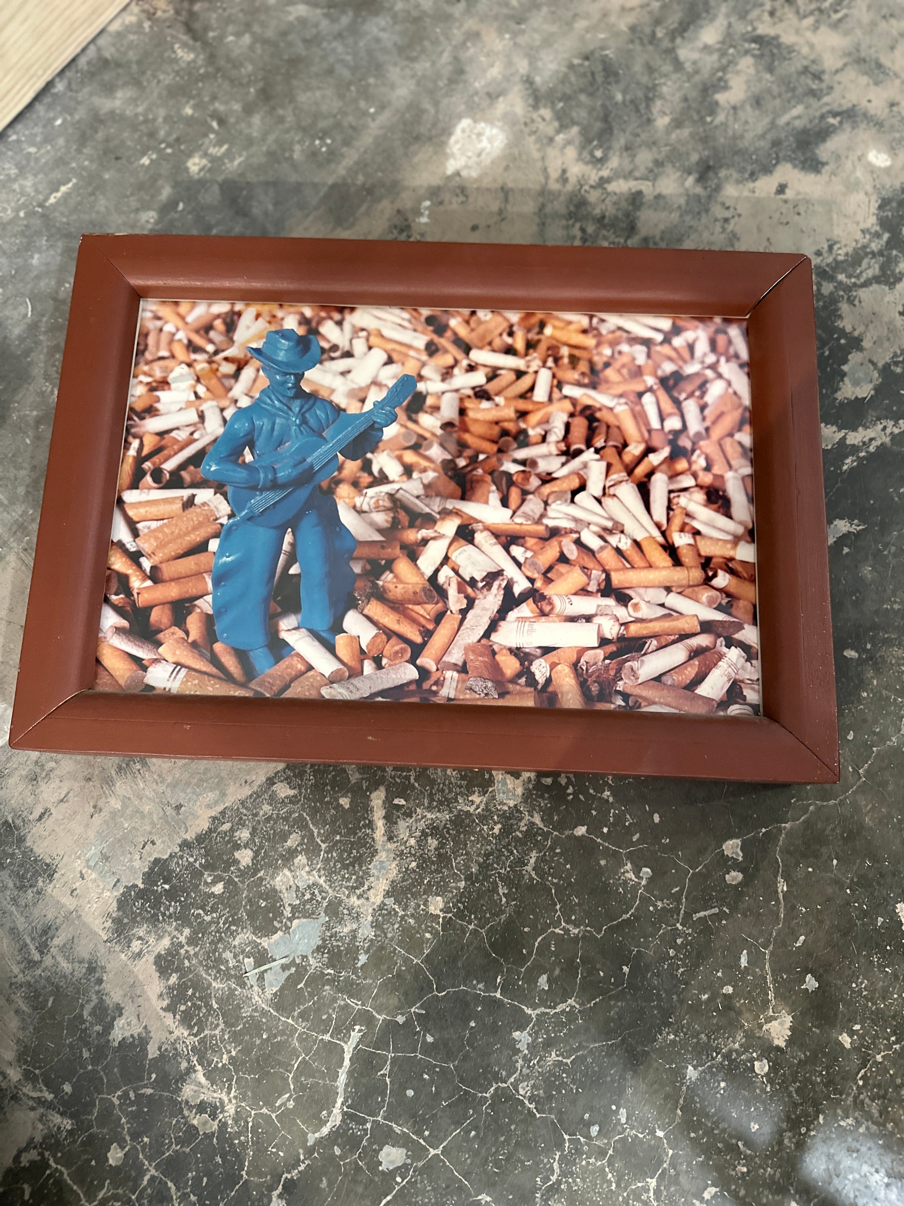 Rick Marino Travels Cigarettes Cowboy Photo available in Joshua Tree at JT Trading Post