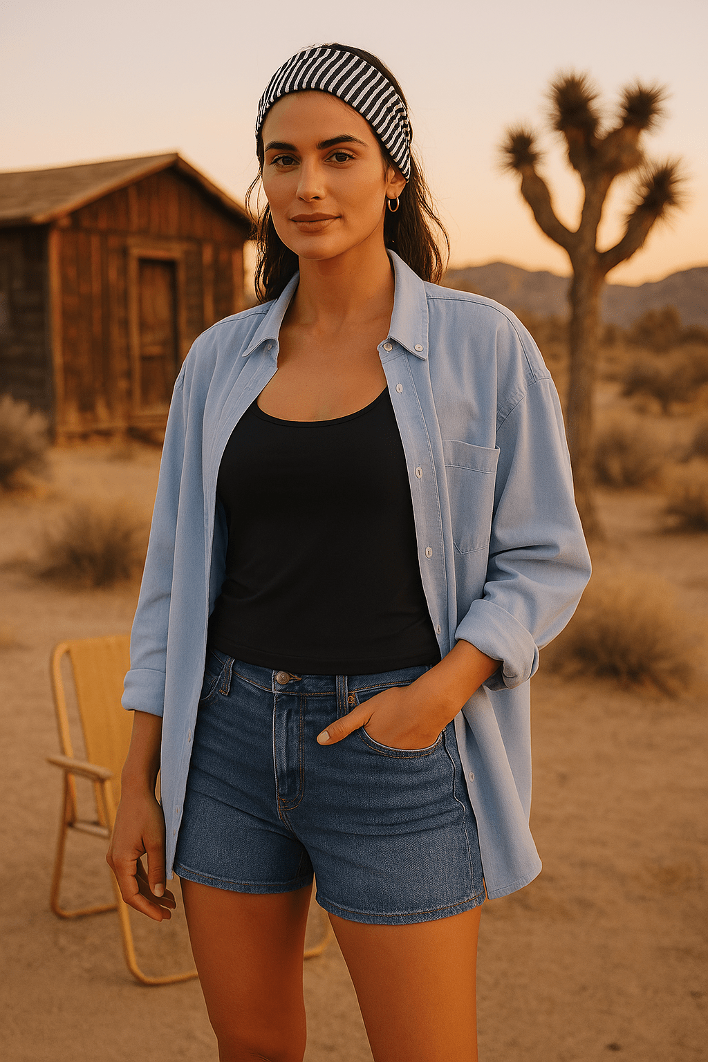 Roaming Travelers Clean Lines Muscle Cami available in Joshua Tree at JT Trading Post