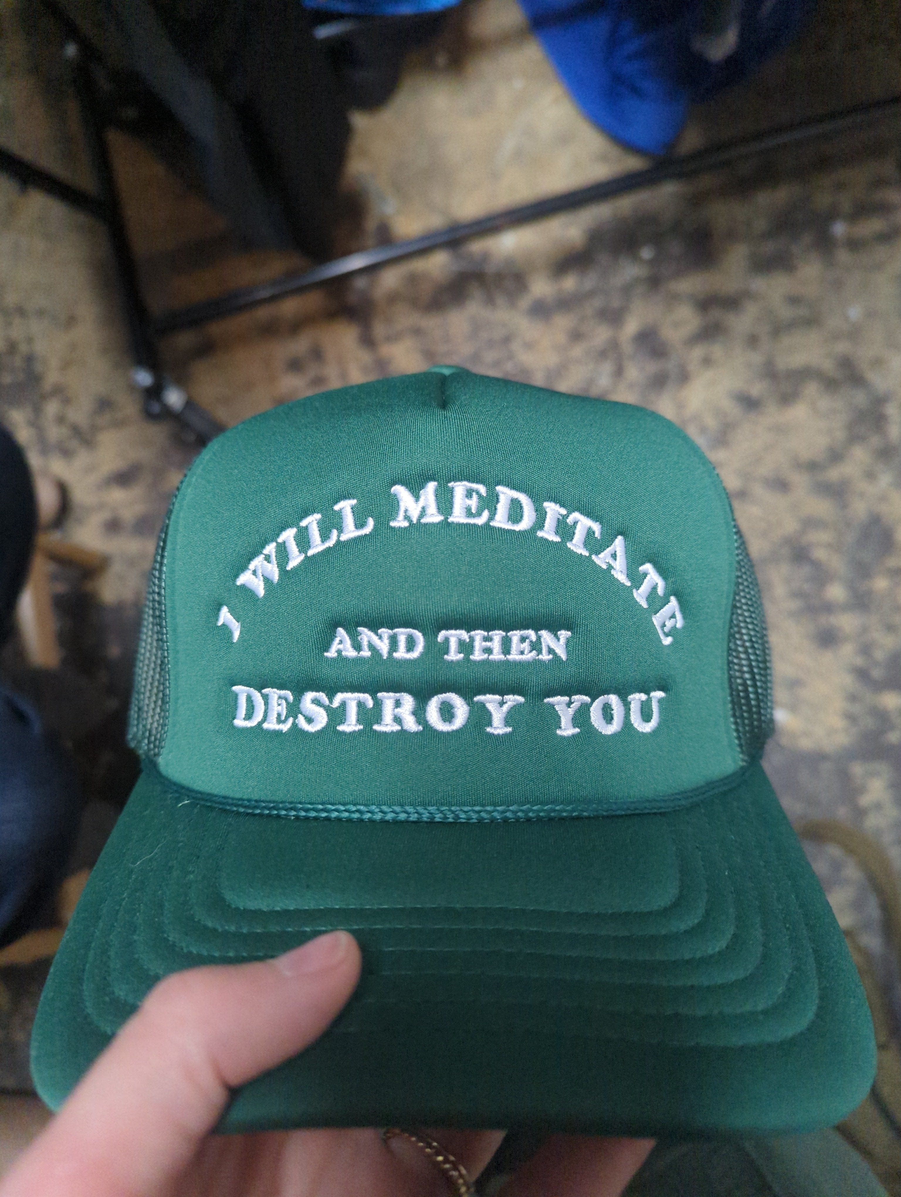 Venus Accessories Meditate Trucker Hat available in Joshua Tree at JT Trading Post