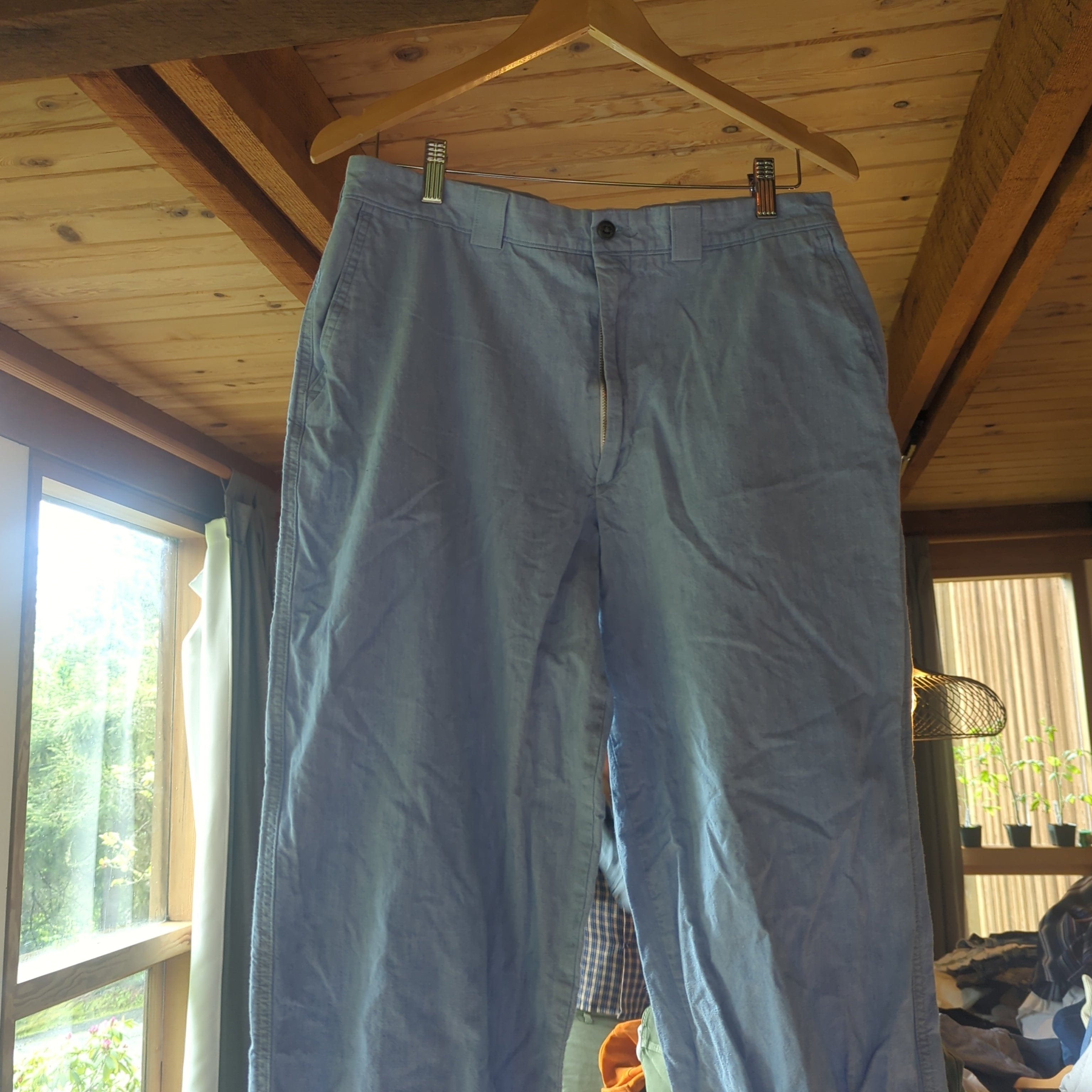 Venus Of The Desert VTG Blue Linen Pant available in Joshua Tree at JT Trading Post