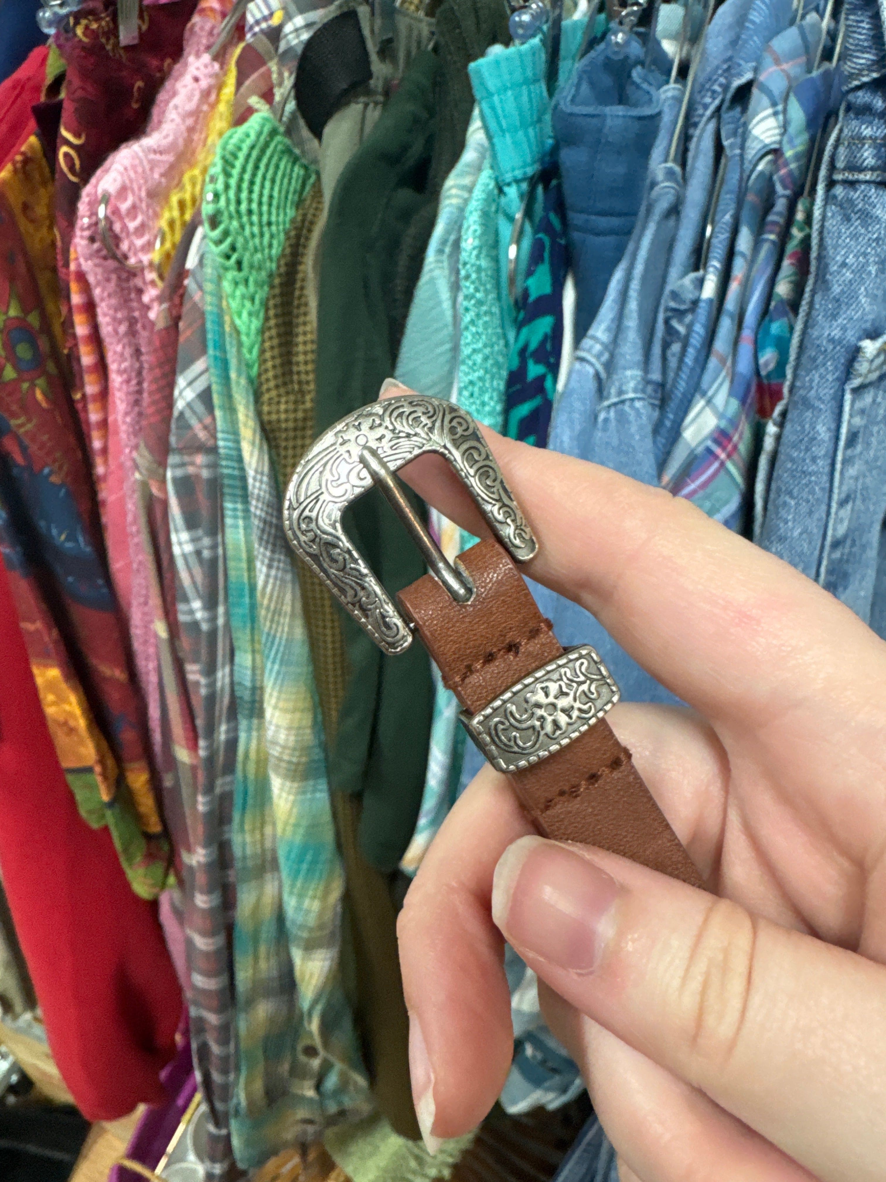 Venus Of The Desert 29 Leather Belt available in Joshua Tree at JT Trading Post