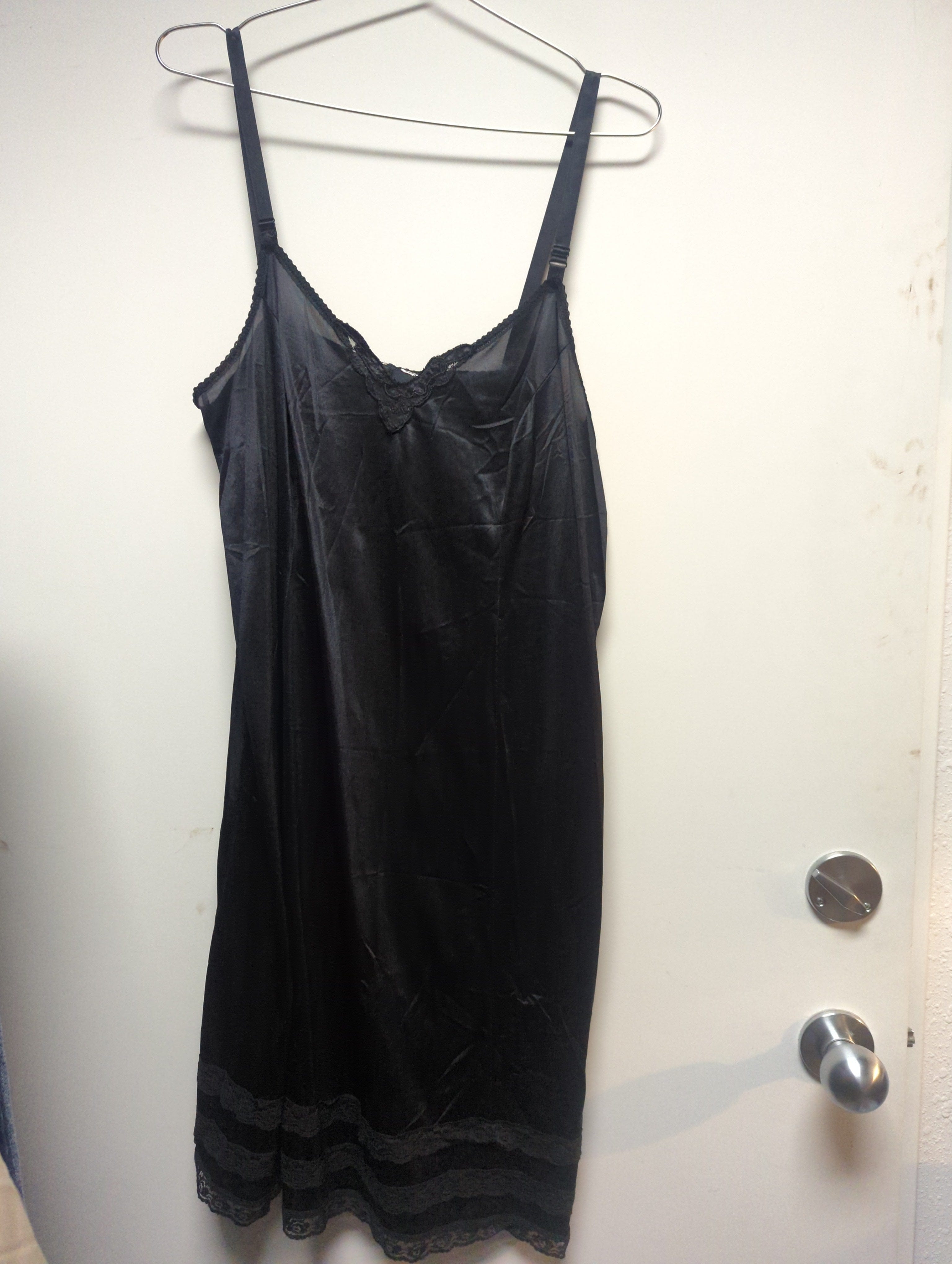 Venus Of The Desert VTG Black Slip Dress available in Joshua Tree at JT Trading Post