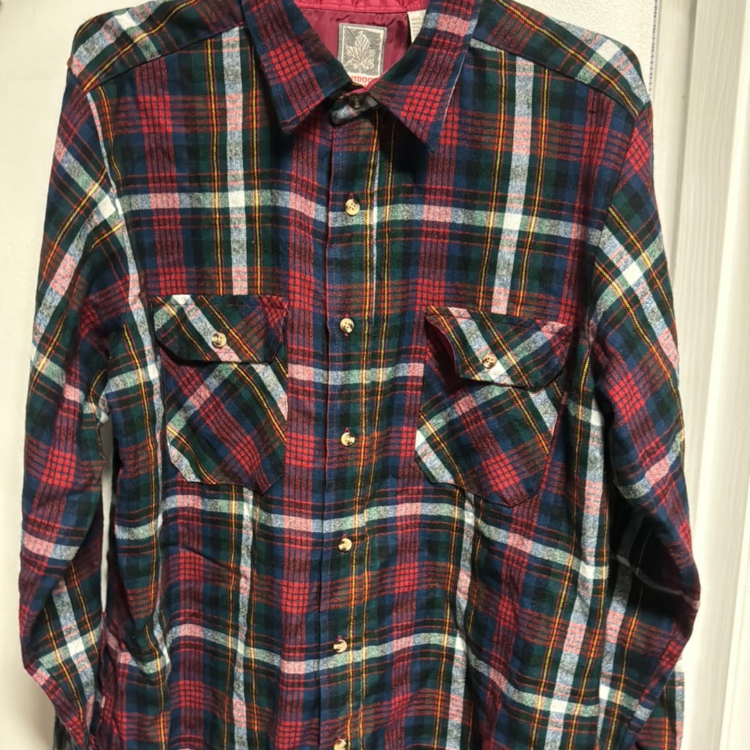 Venus Of The Desert VTG Outdoor Exchange Plaid LS available in Joshua Tree at JT Trading Post