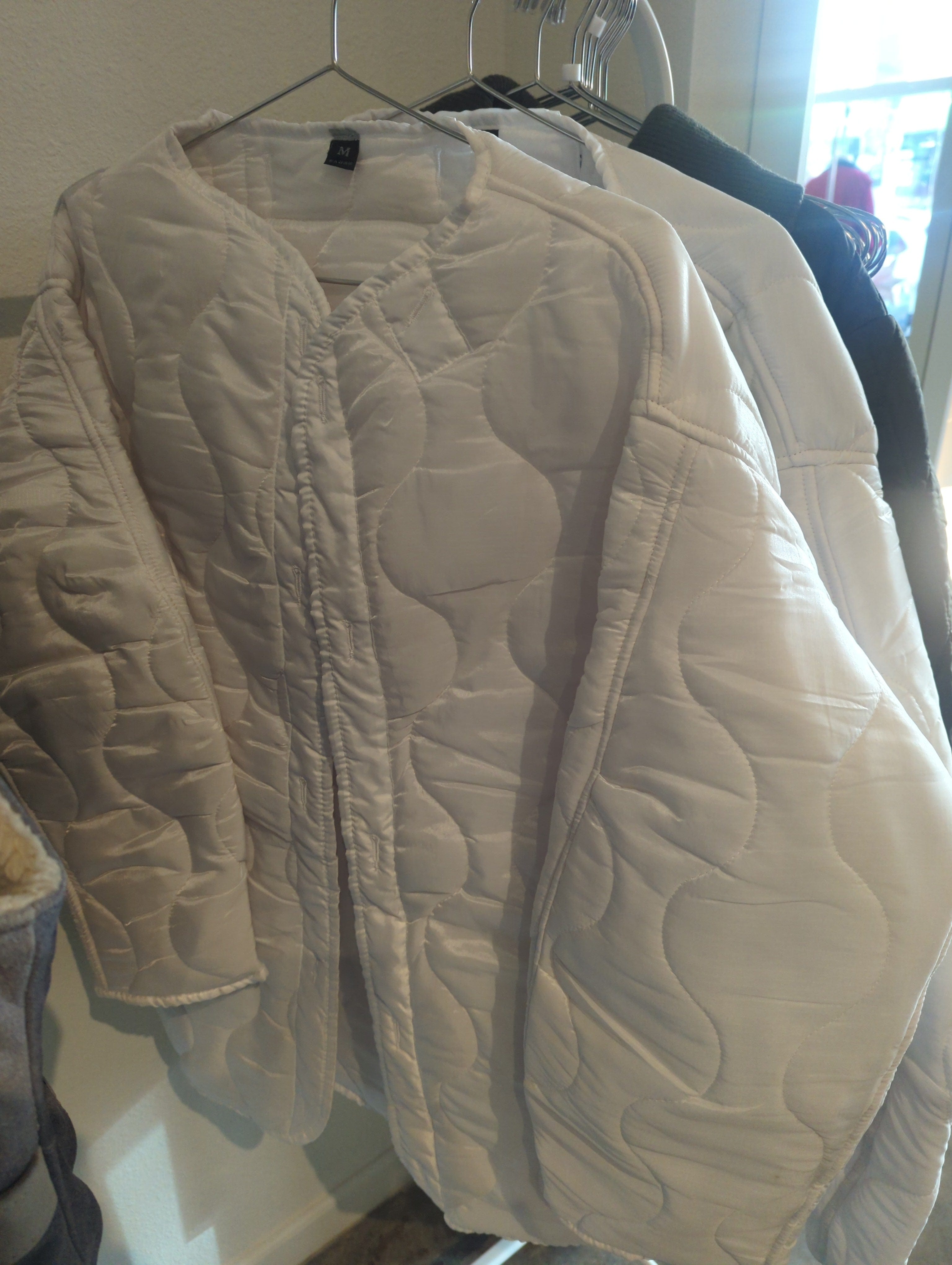 Venus Of The Desert White military Liner available in Joshua Tree at JT Trading Post