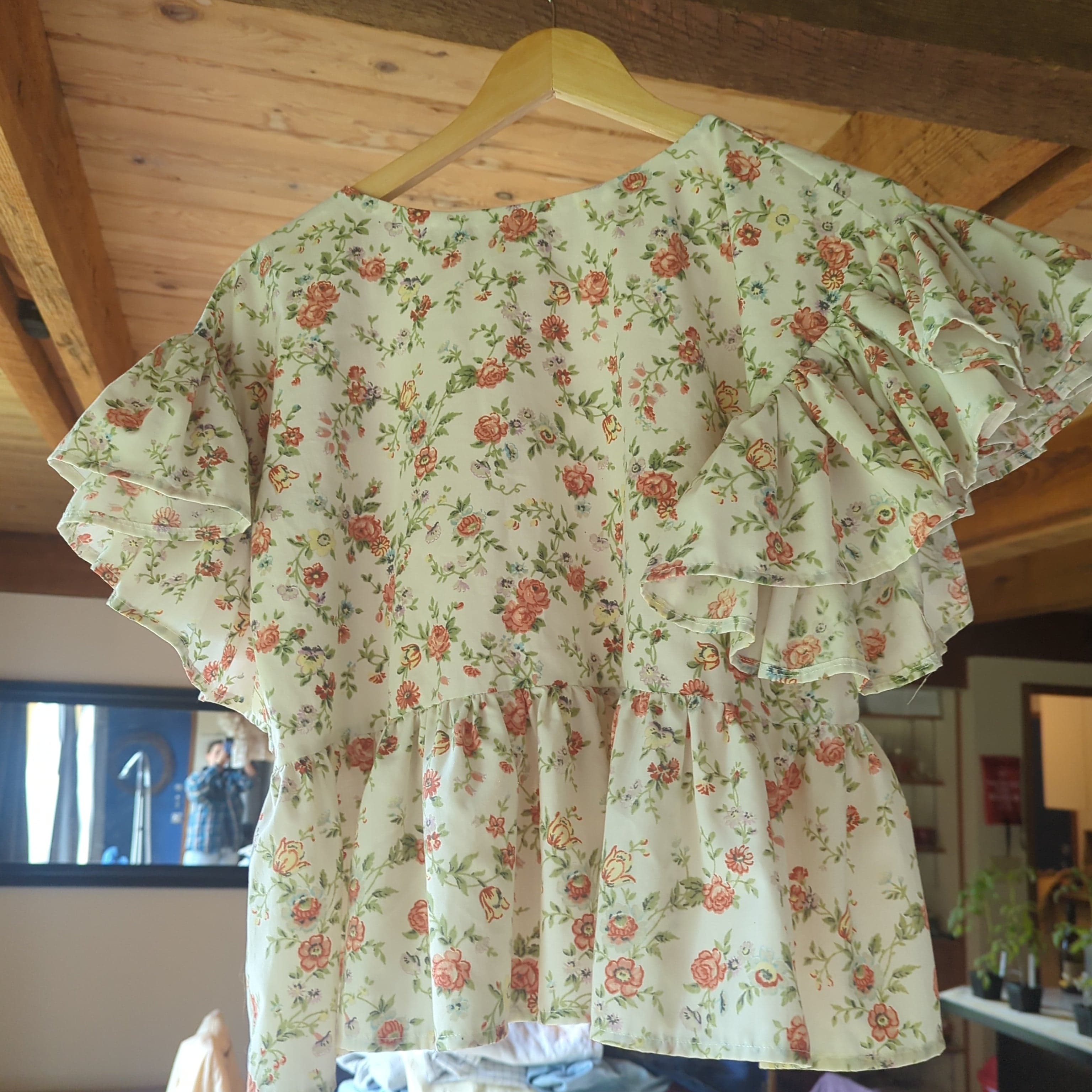 Venus Of The Desert Handmade Ruffle Top available in Joshua Tree at JT Trading Post