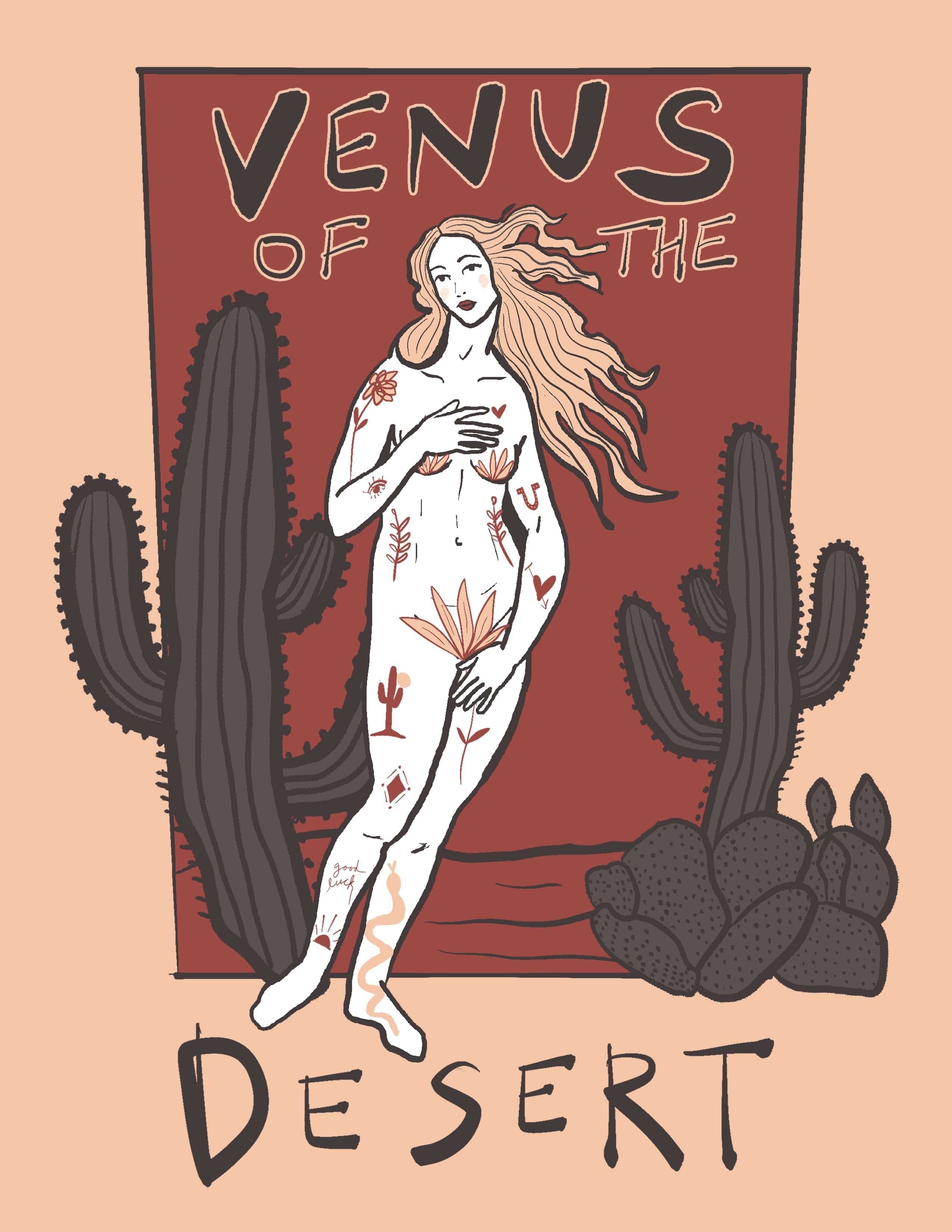 Venus Of The Desert Specialty Belt available in Joshua Tree at JT Trading Post