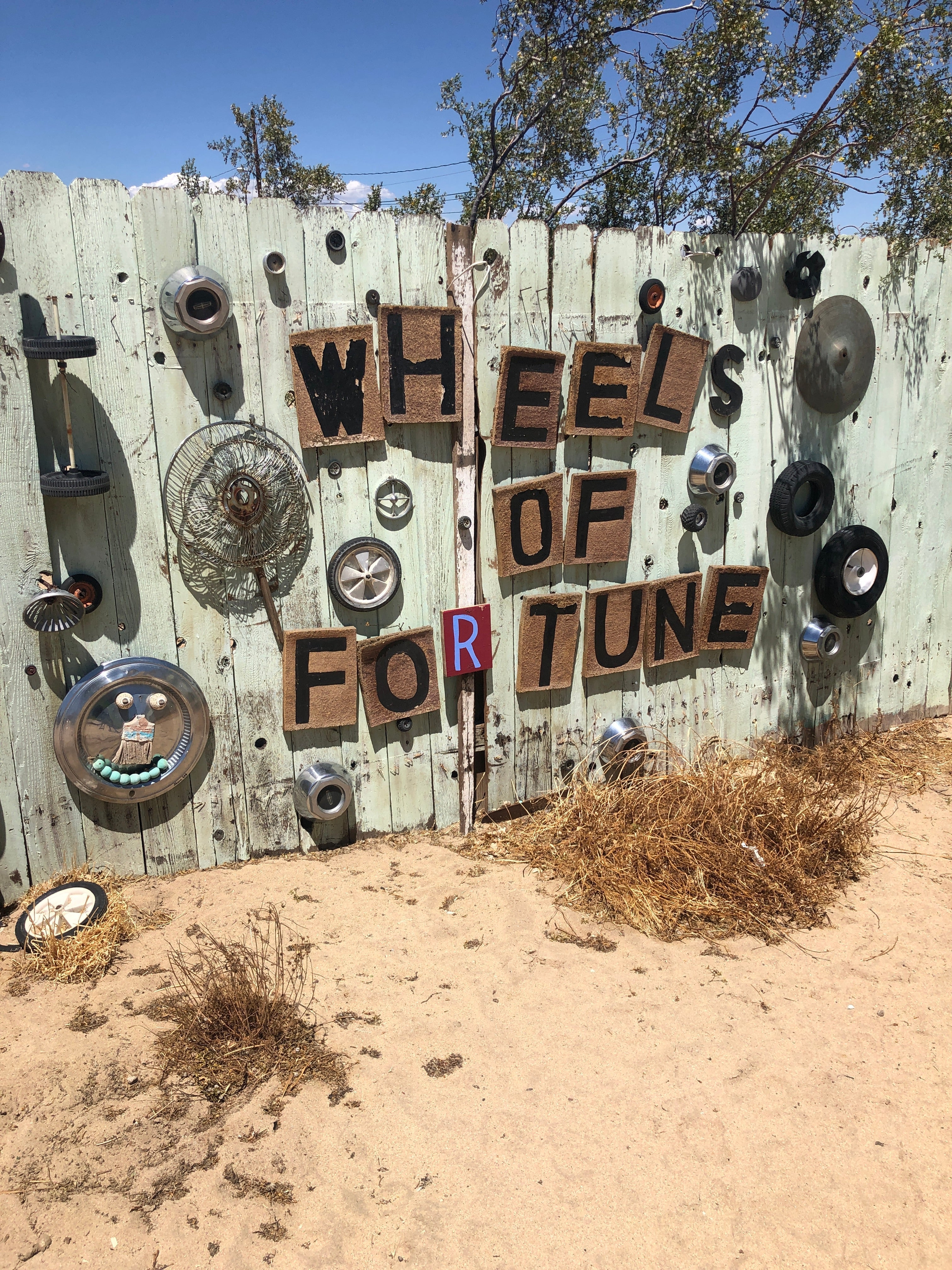 Noah Purifoy Desert Art Museum outdoor assemblage sculpture installation in Joshua Tree California
