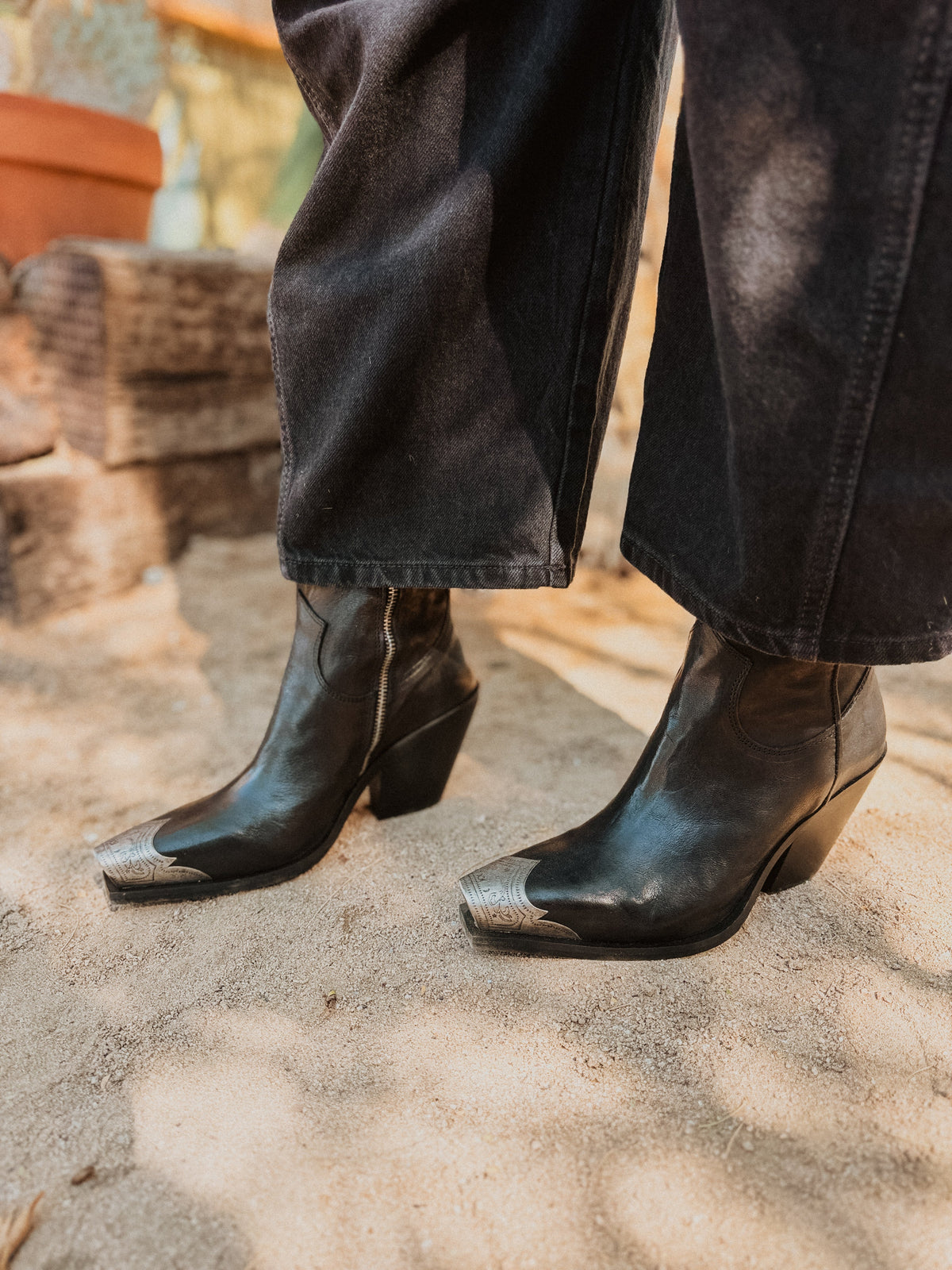 Free People Boots Brayden Western Boot | Black