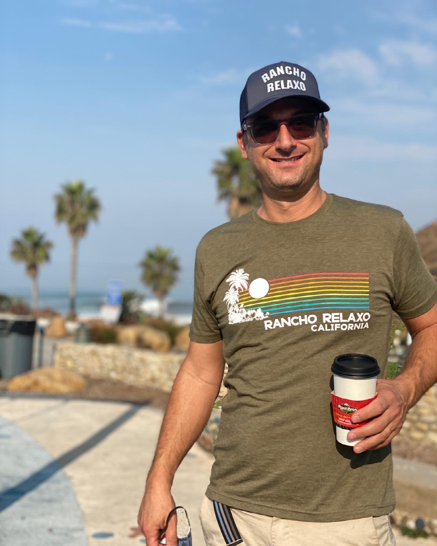 Sunset Lines tee - Rancho Relaxo