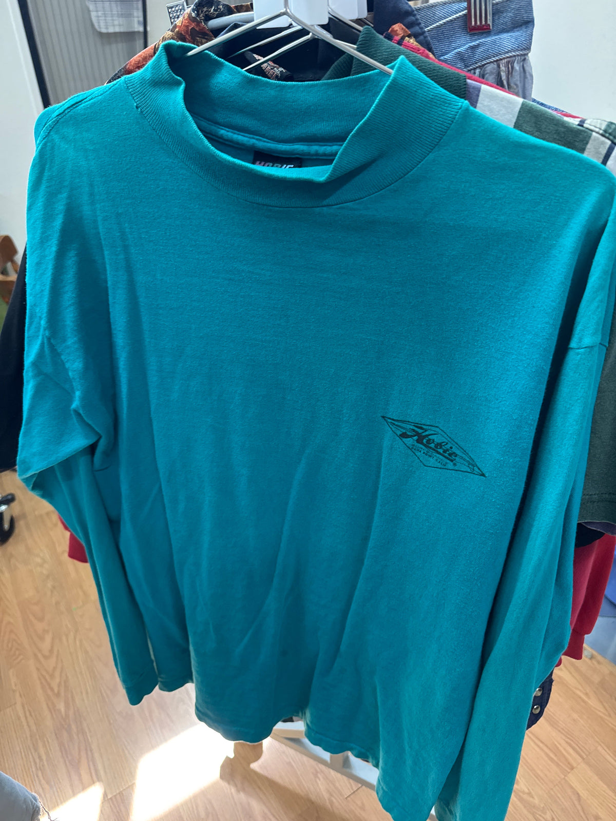 Vtg USA Hobie Cotton LS Tee