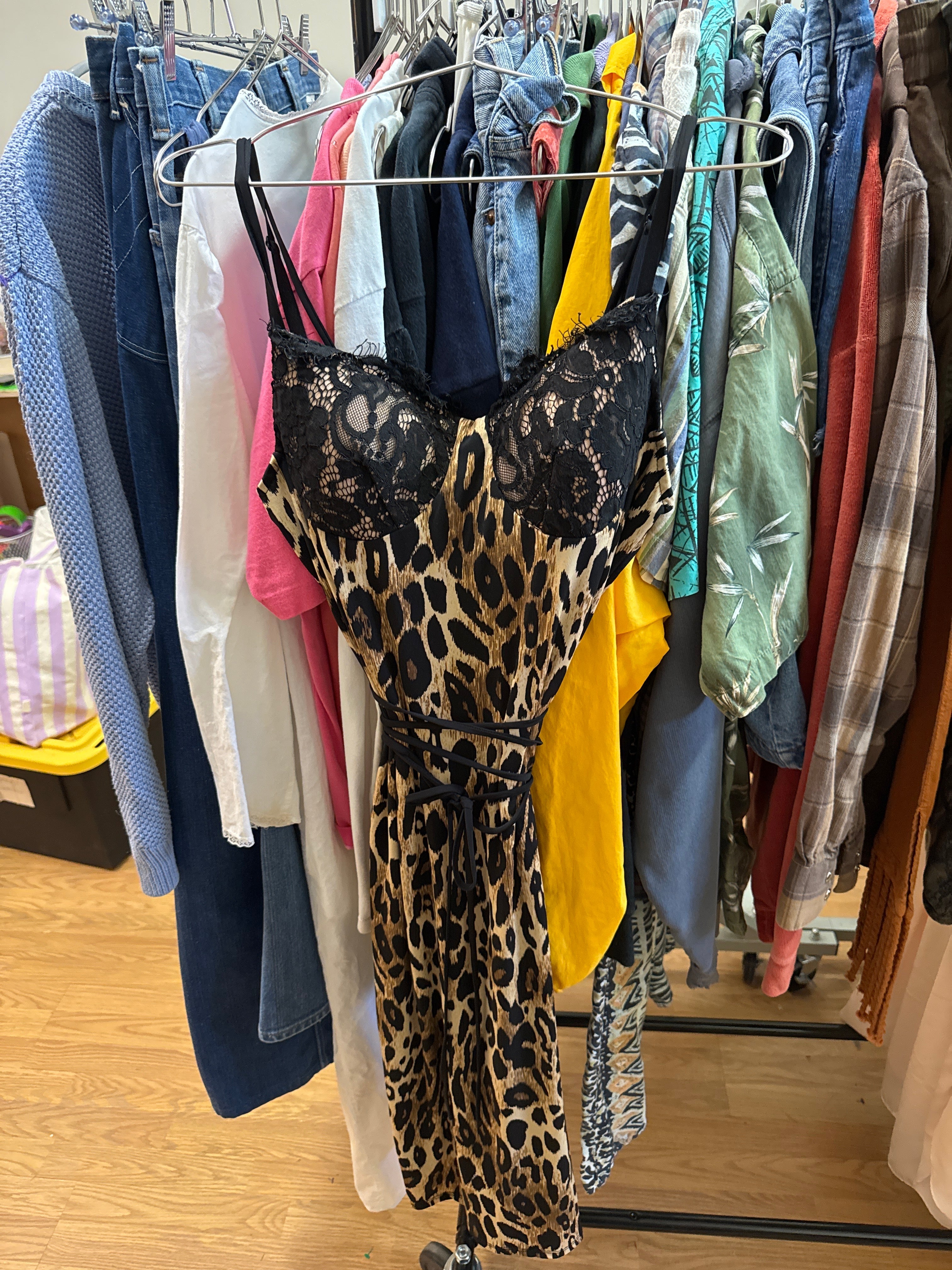Emprada USA Leopard Going Out Dress