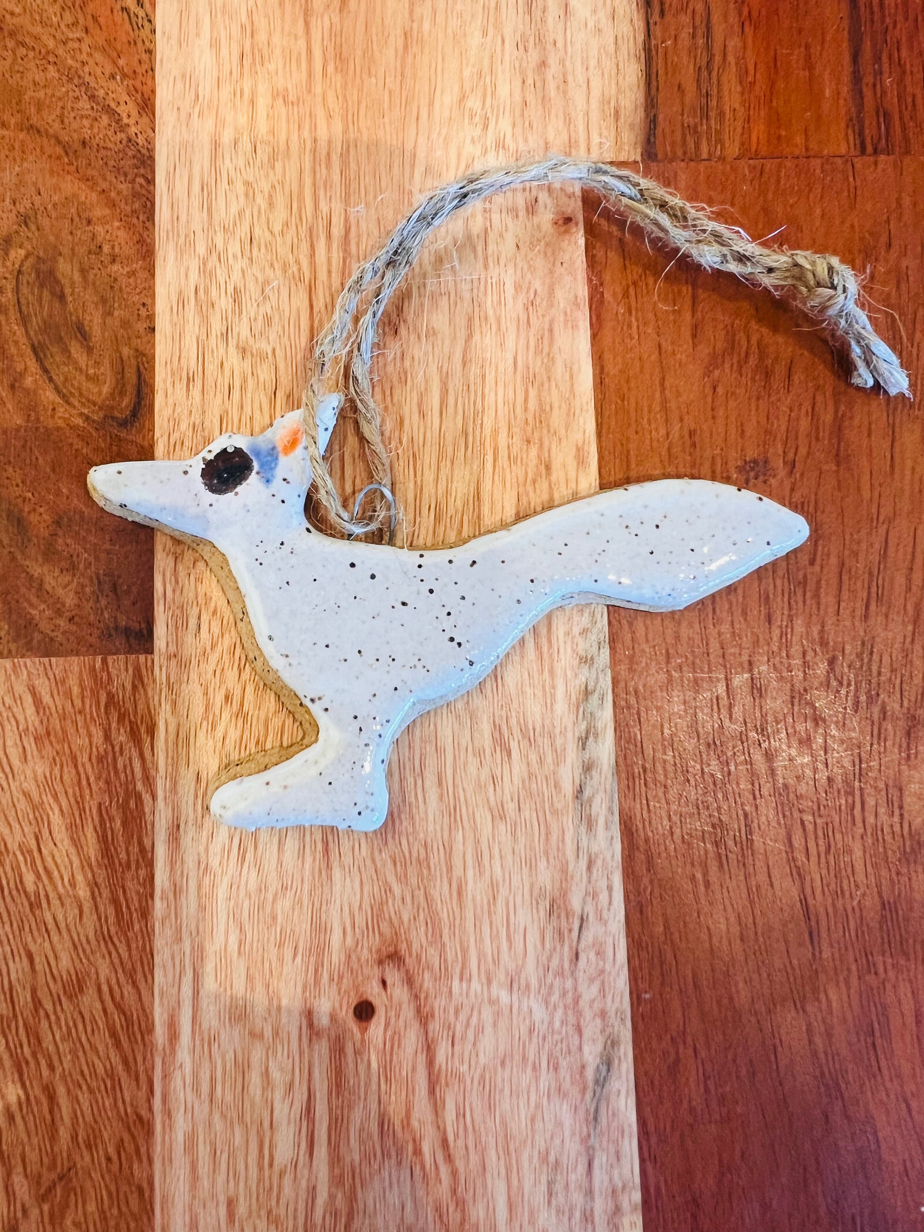 Ceramic Roadrunner Ornament - Rancho Relaxo