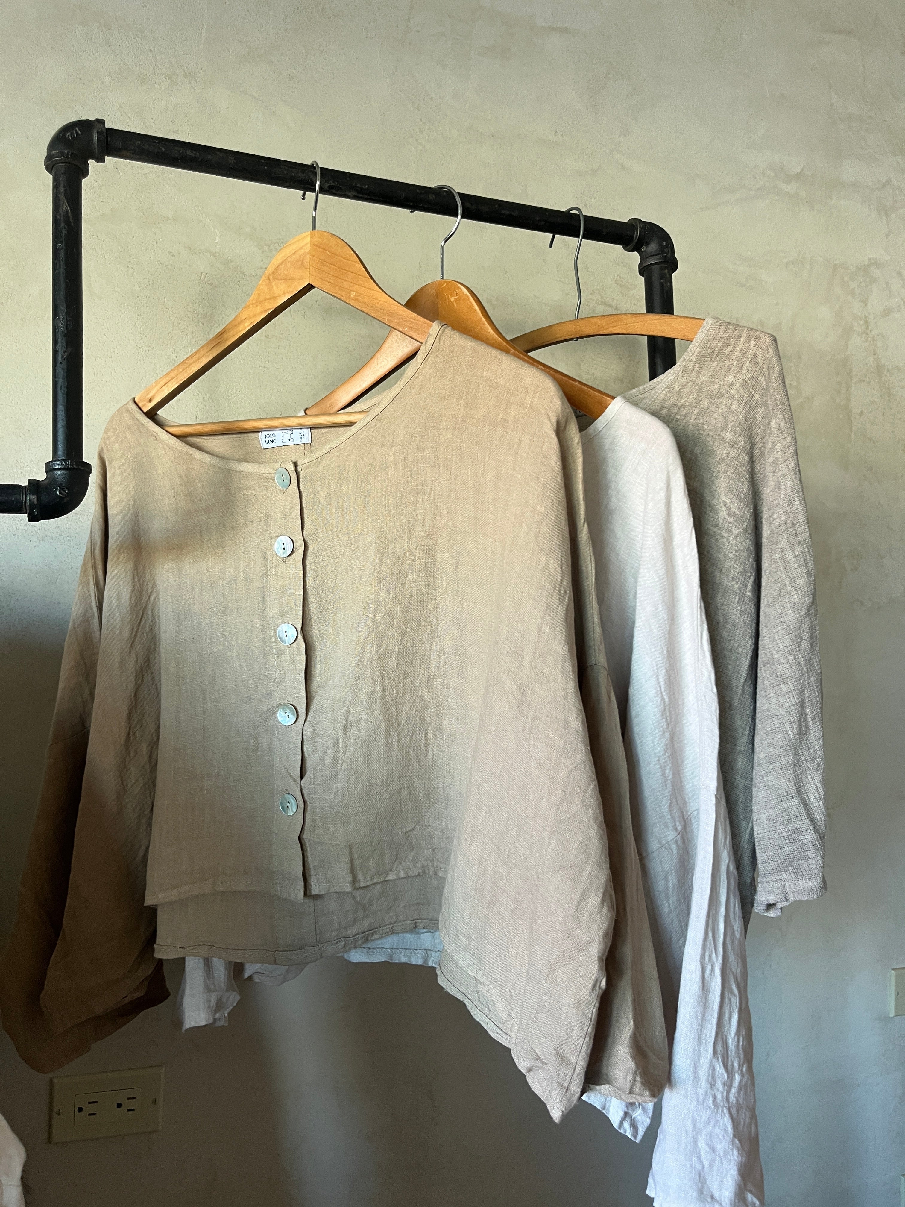 Linen Crop Top