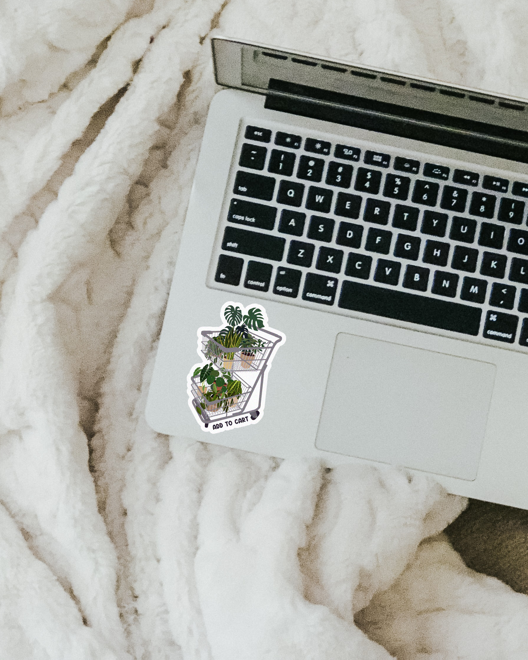 Add to Cart Plant Sticker