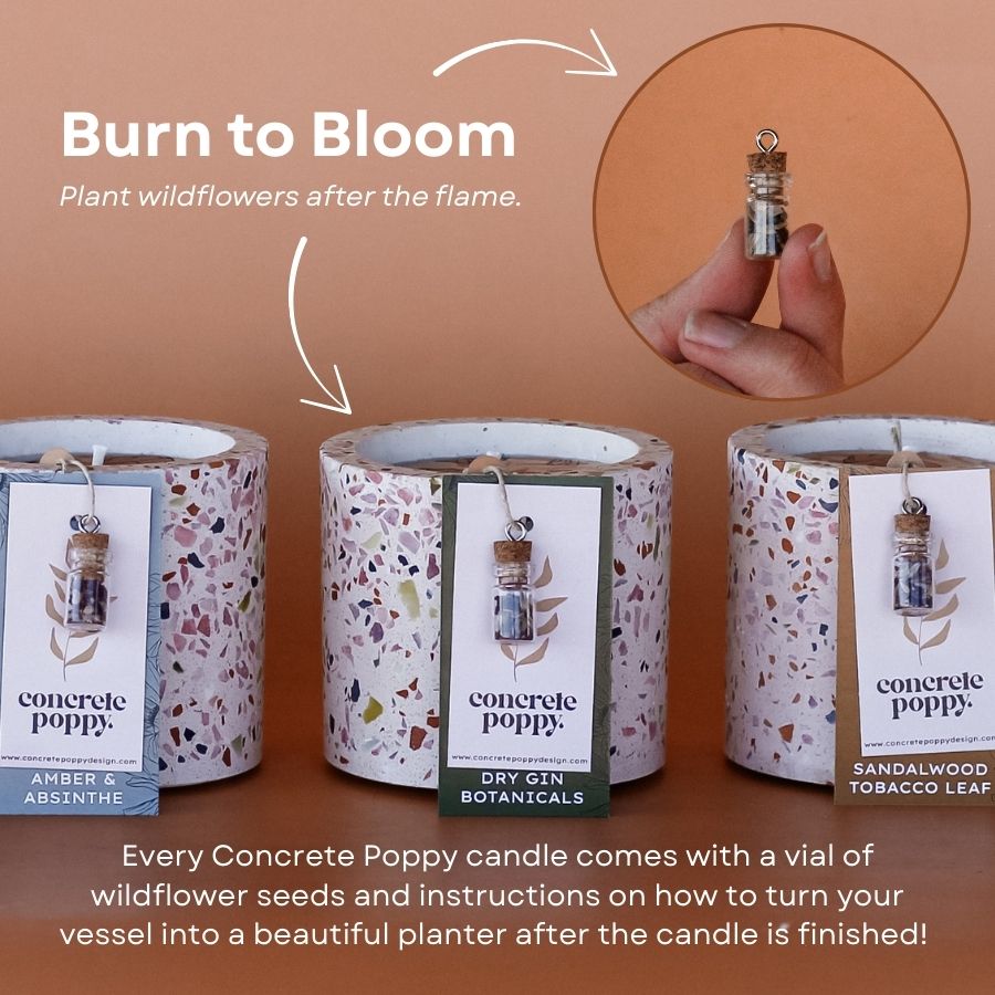 Terrazzo Vessel Candle | Amber & Absinthe