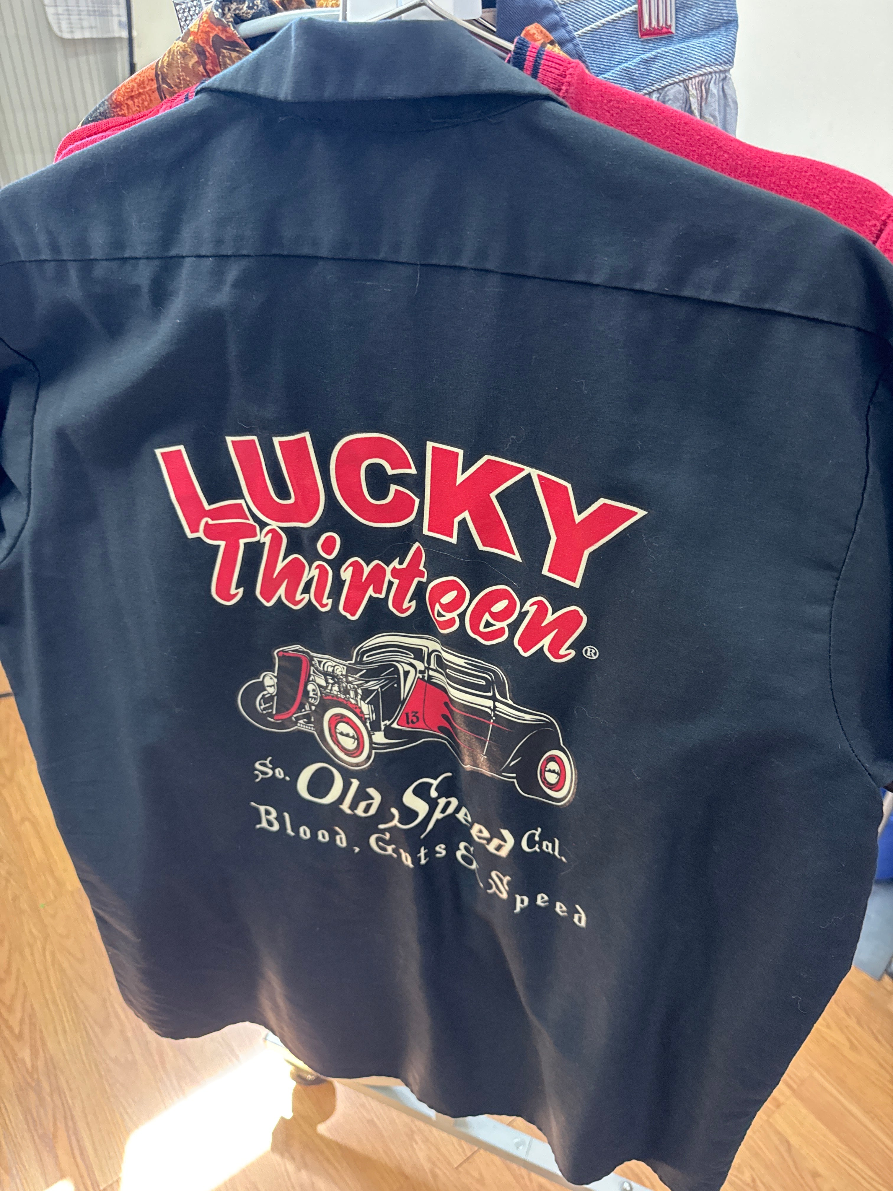 Vtg Lucky Thirteen Workwear Shirt