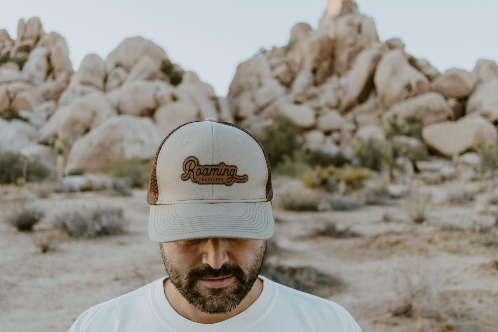 Roaming Travelers Leather Patch Hat