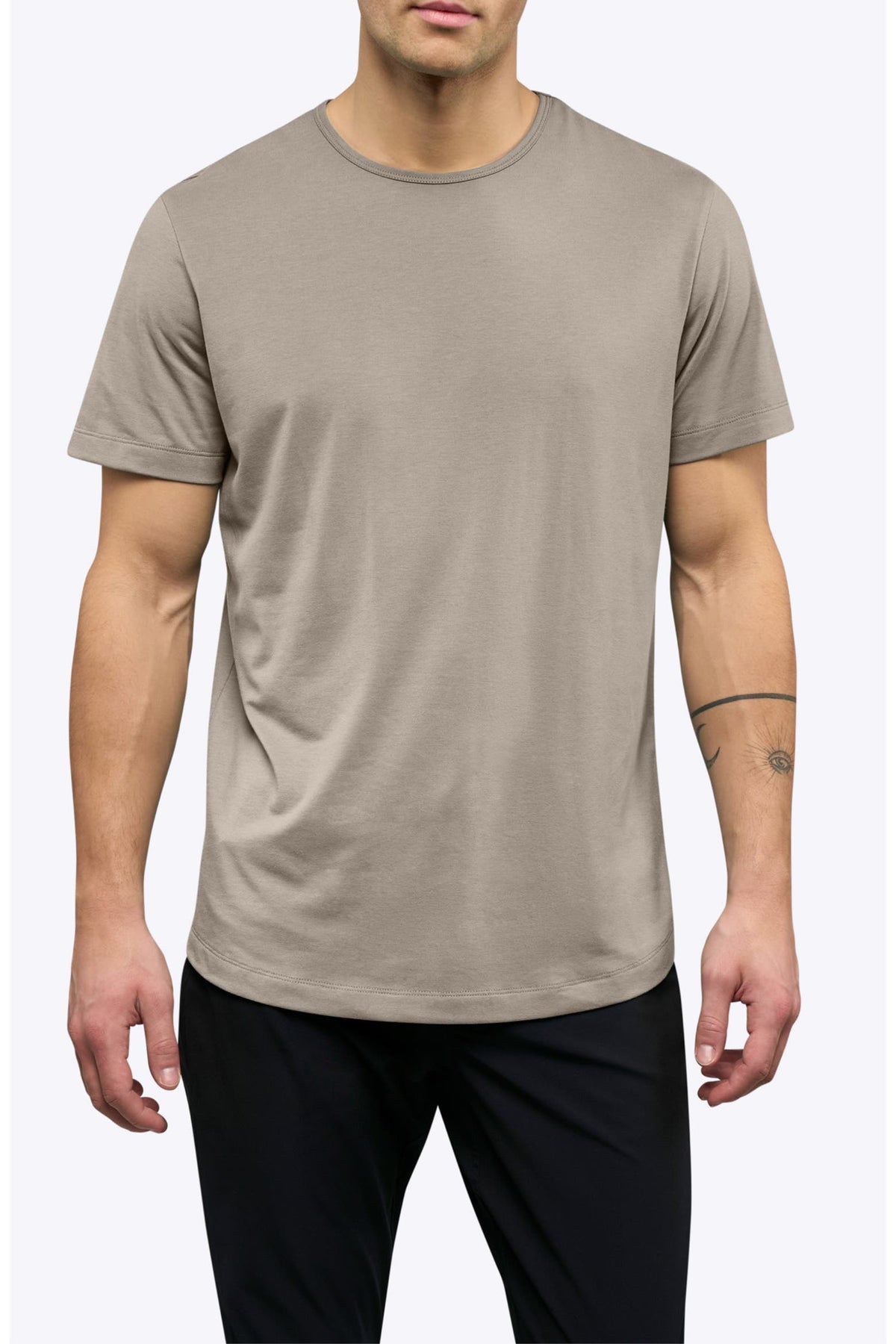 Curve-Hem Tee