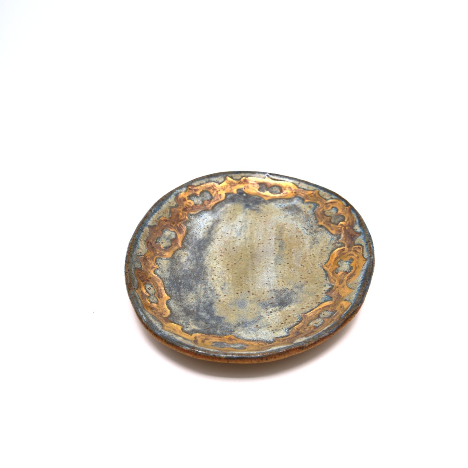 Gold Chain Plate Oval Large