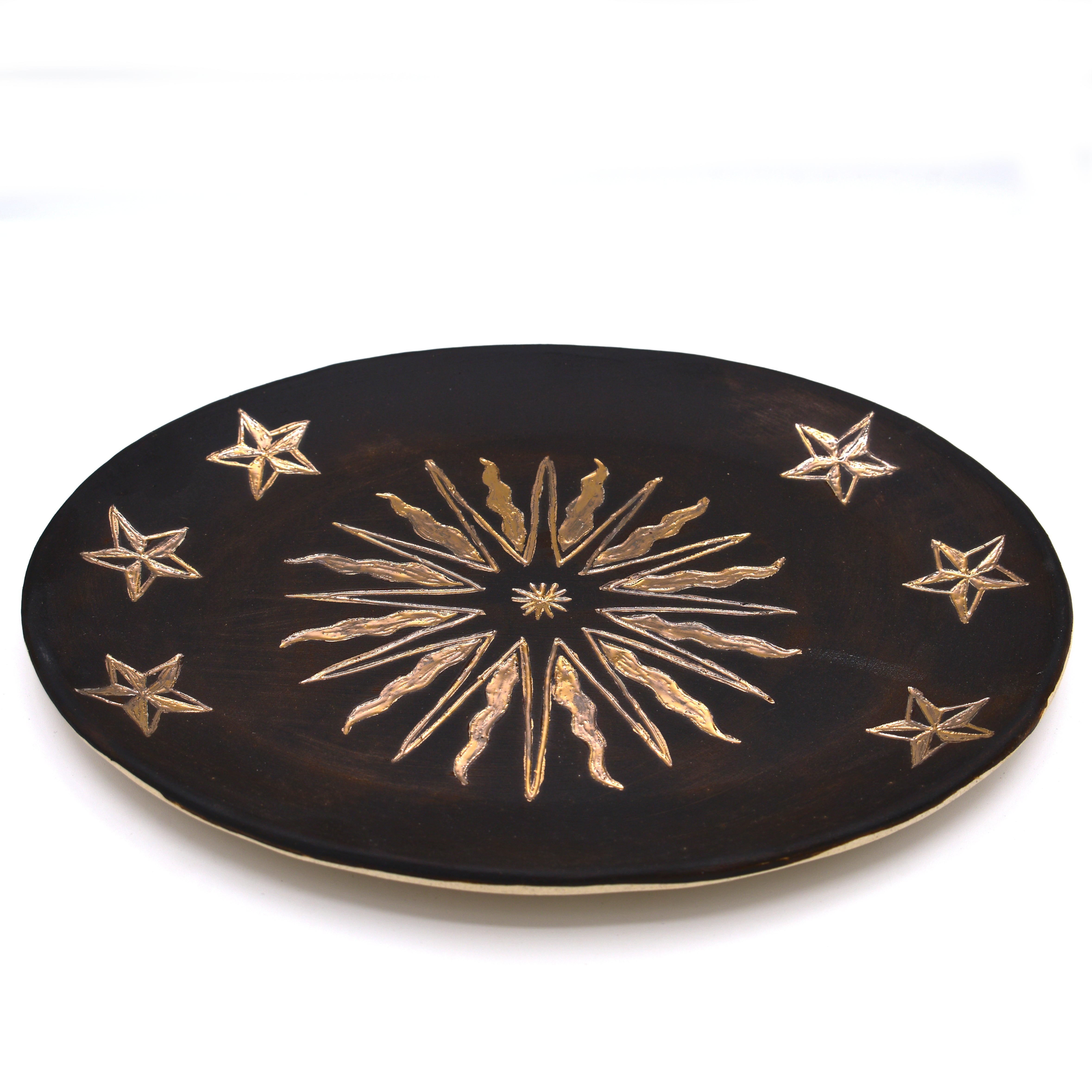 Gold Star Sun Platter