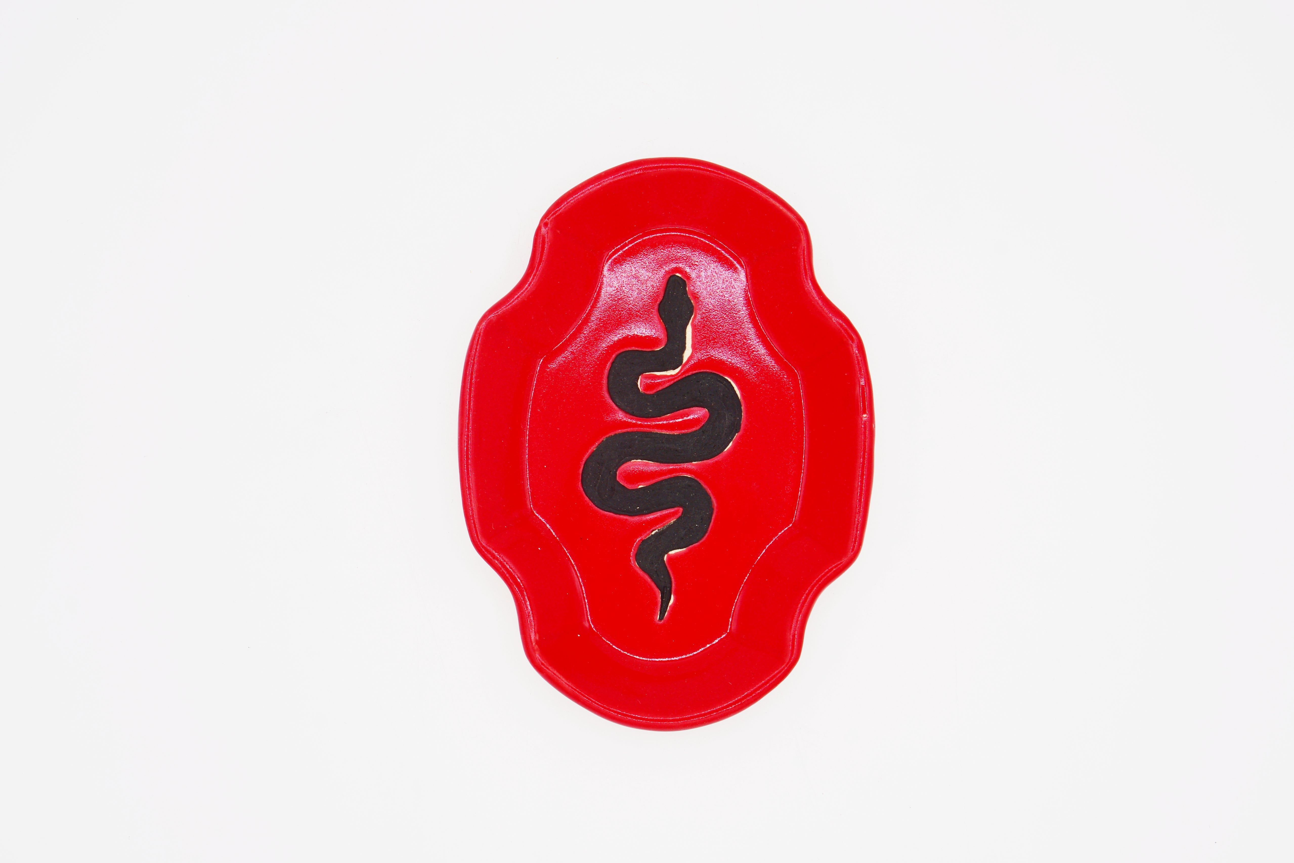 Snake Plate Oval Medium