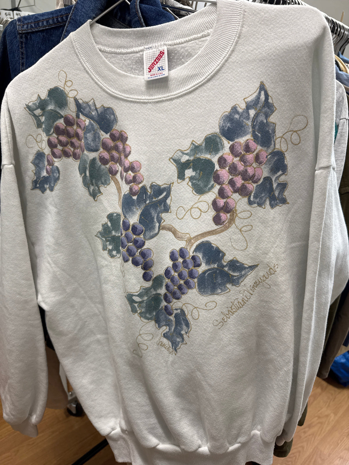 Vtg USA Grapevine Crew