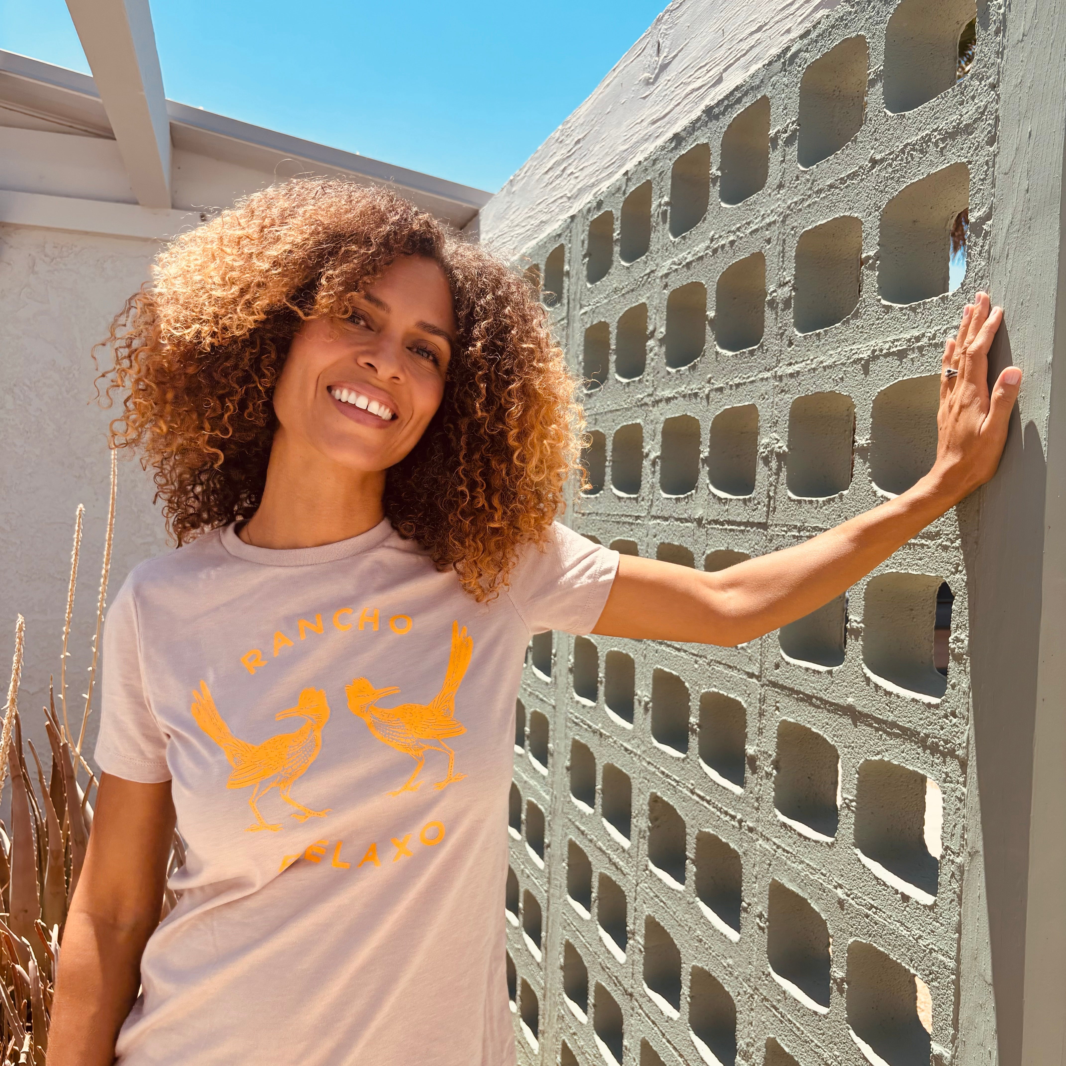 Ladies OG Logo Crew Neck Tee - Rancho Relaxo