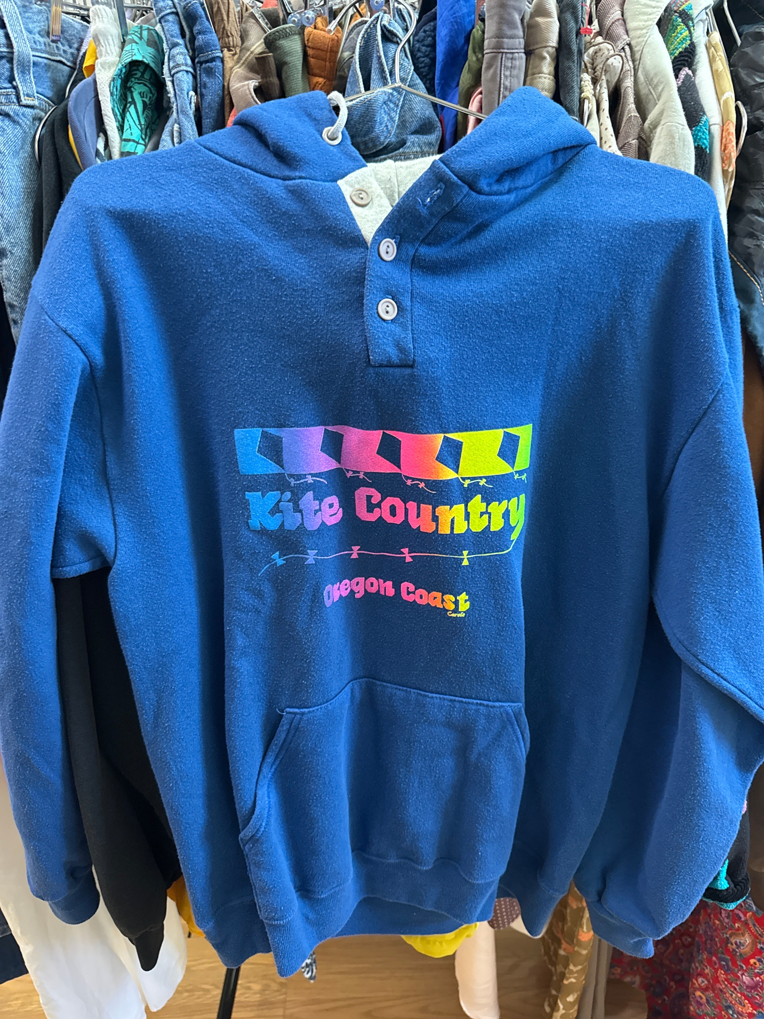 Vtg OR Coast Kite Country Pullover