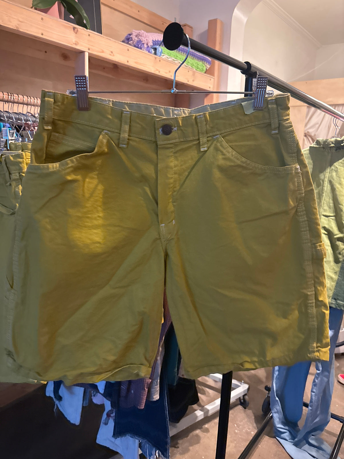 Vtg overdyed dickies painter shorts