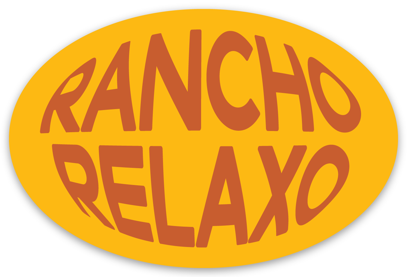 Oval Sticker - Rancho Relaxo
