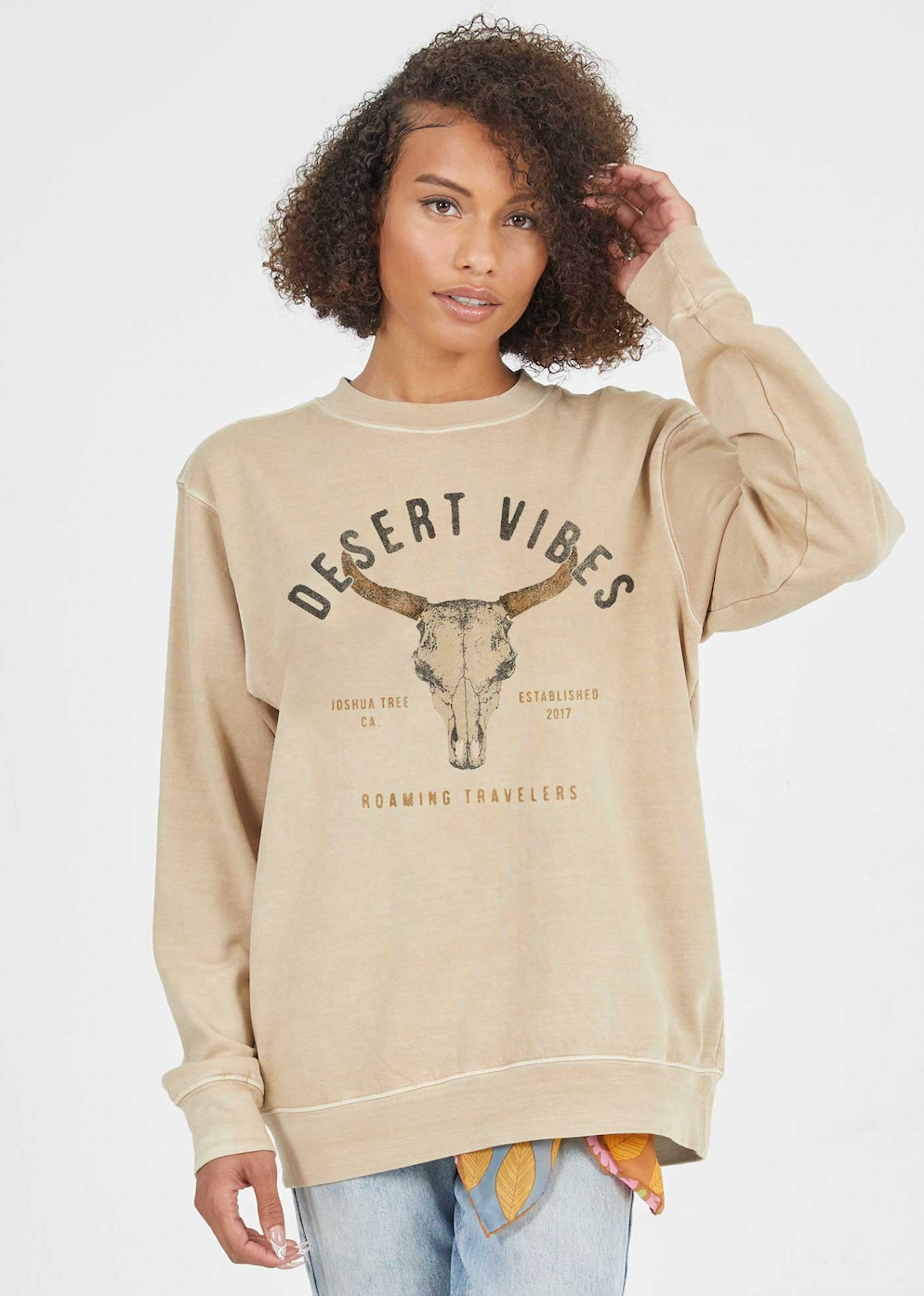 Roaming Desert Vibes Sweatshirt - Roaming Travelers Joshua Tree, California