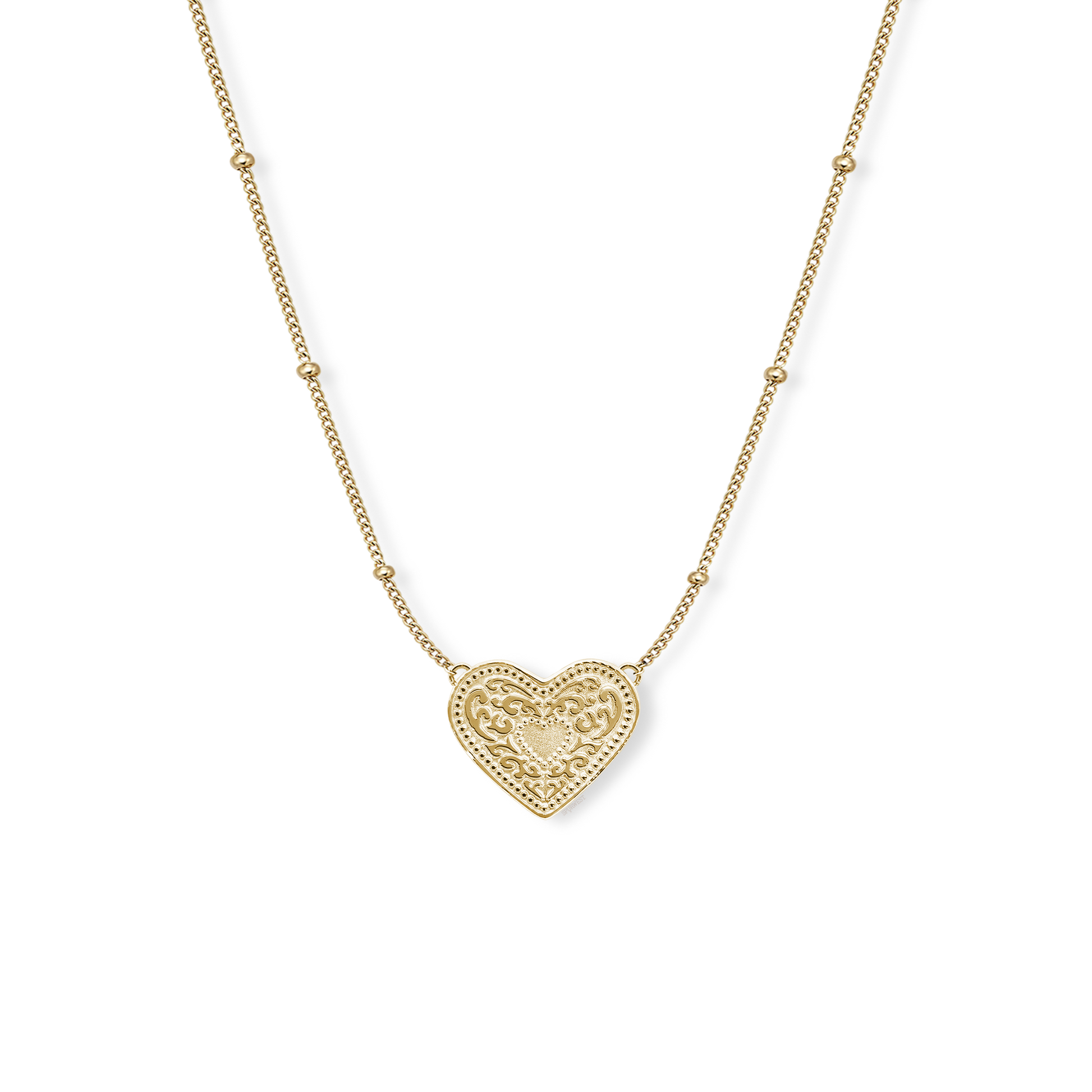 SpurWest | Audrey Heart Necklace | Gold