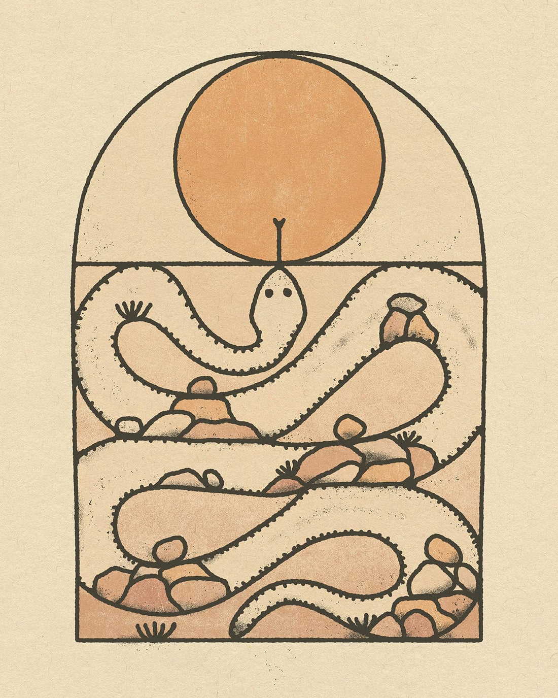 Amber Morgan Desert Snake Print available in Joshua Tree at JT Trading Post