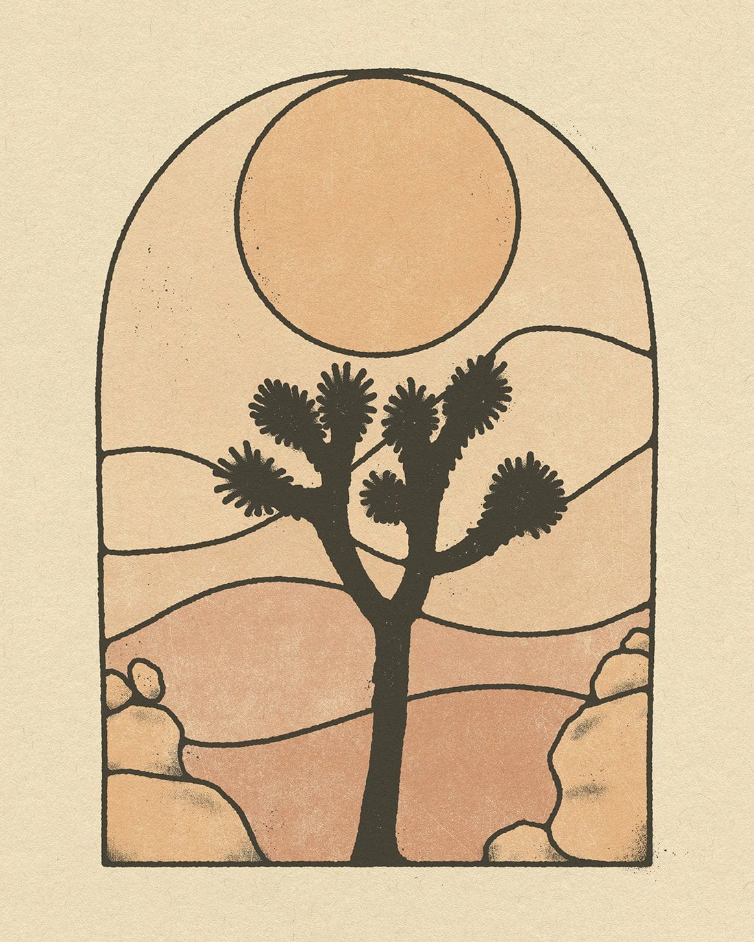 Amber Morgan Joshua Tree Art Print available in Joshua Tree at JT Trading Post