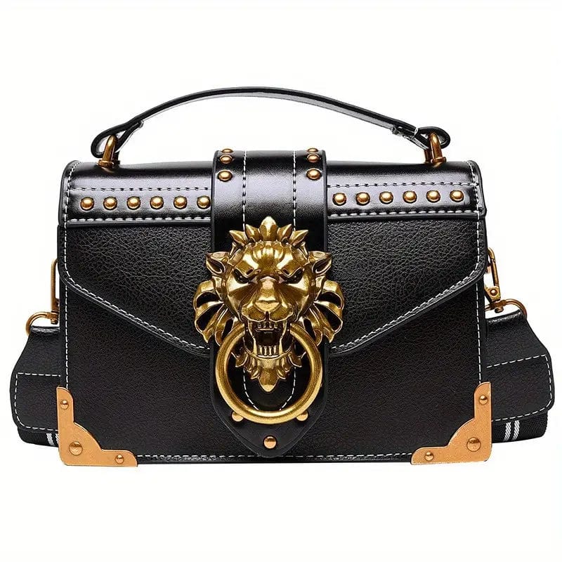 Boho Bloom Wildcat Purse: Black